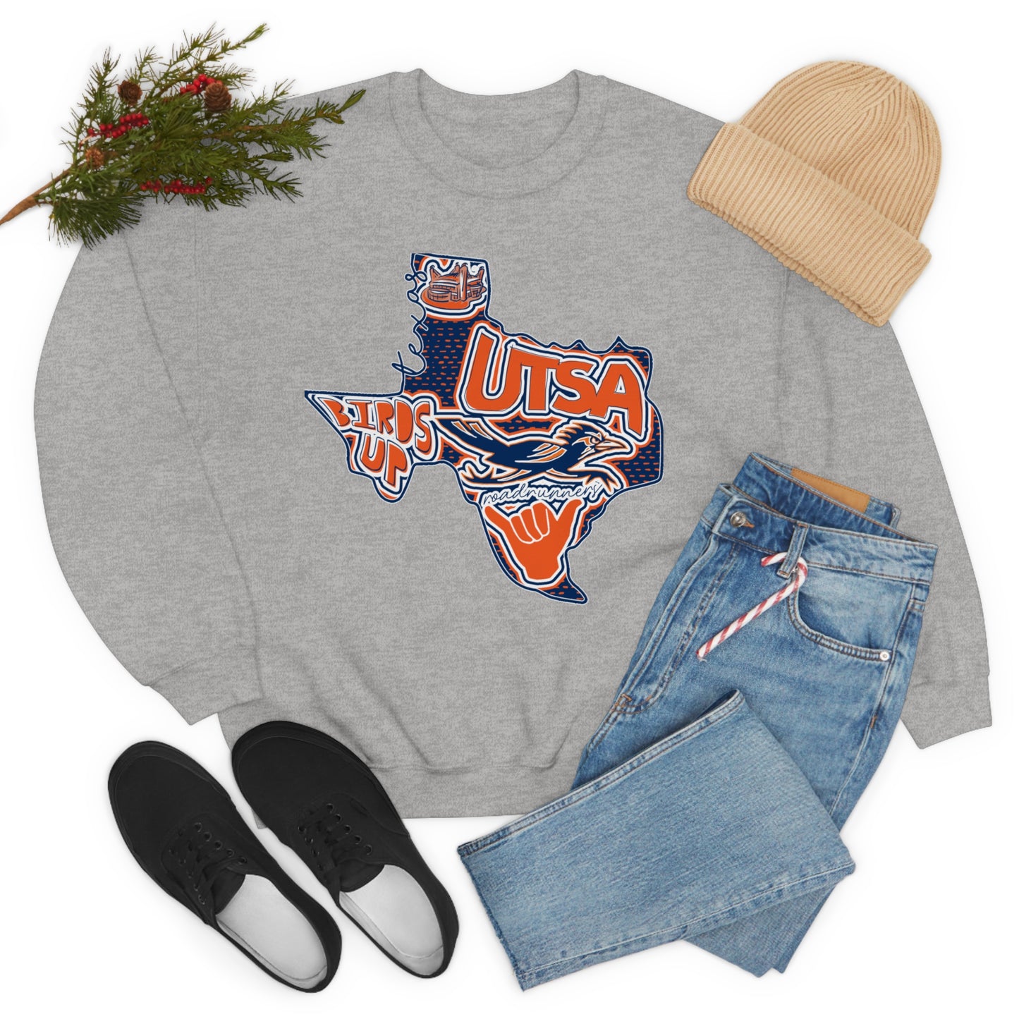 UTSA Football Unisex Heavy Blend Crewneck Sweatshirt