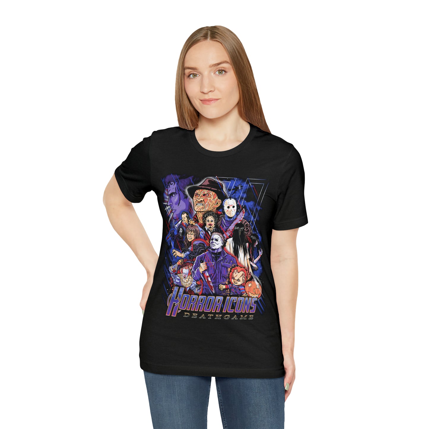Horror Icons DeathGame | Unisex Jersey Short Sleeve Tee