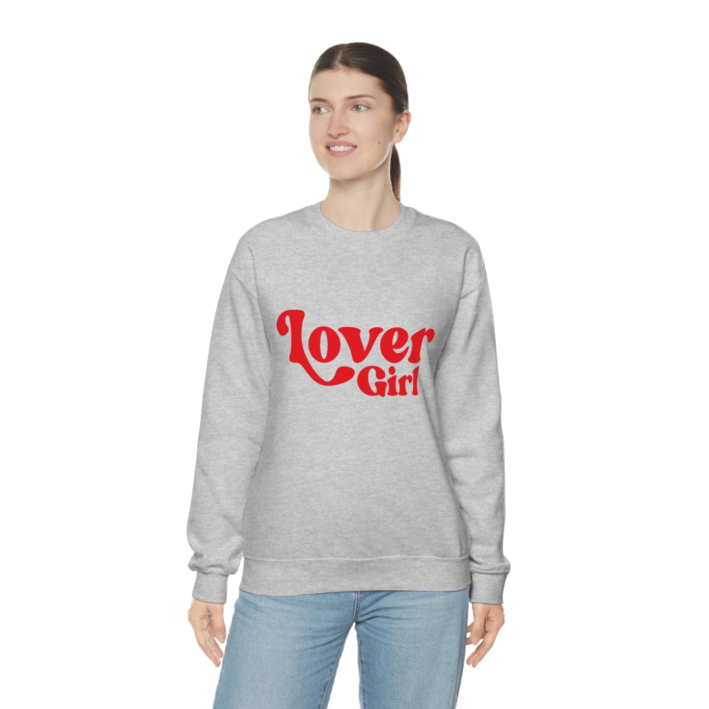 Lover Girl Valentines Day Unisex Heavy Blend Crewneck Sweatshirt