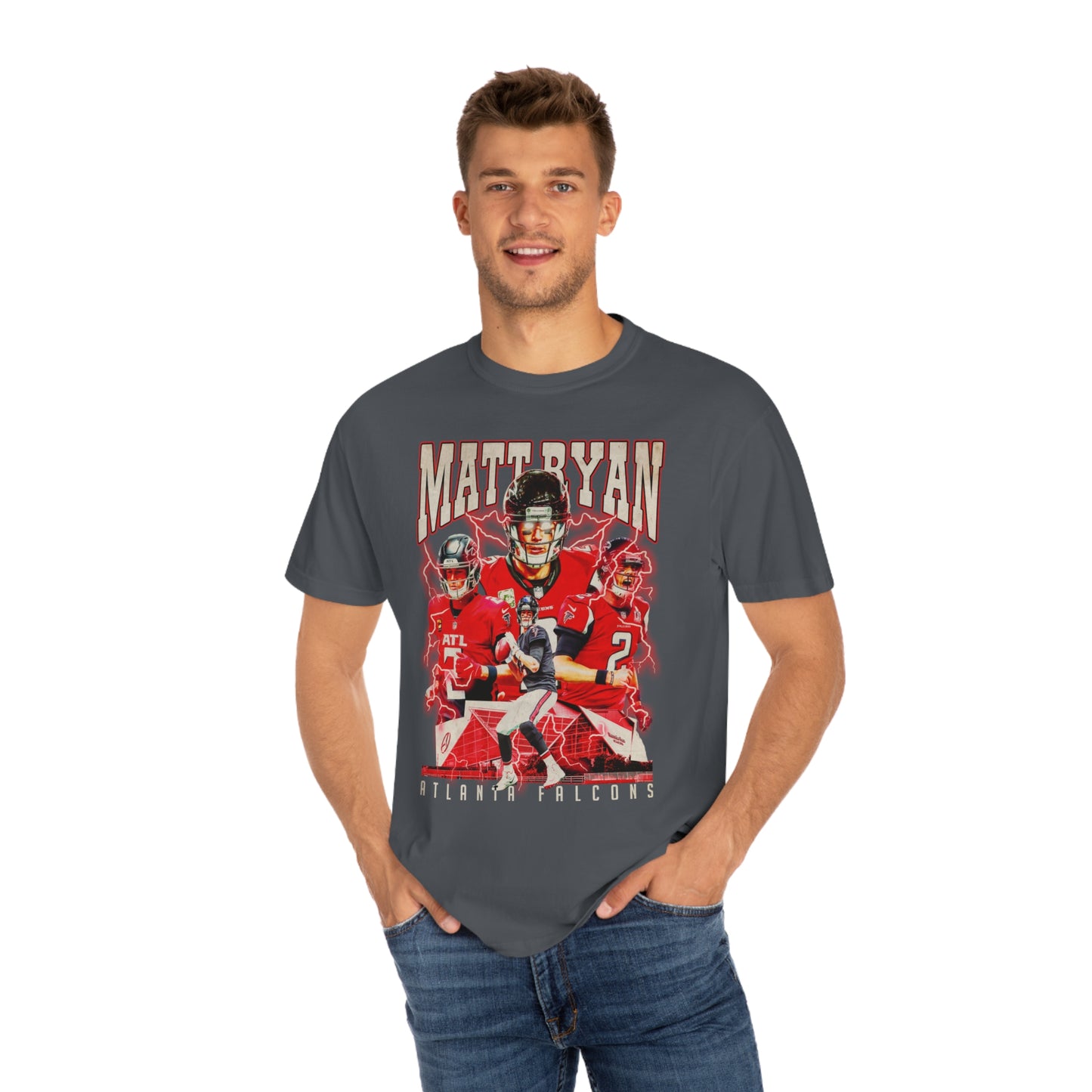 Ryan Falcons Football Unisex Garment-Dyed T-shirt