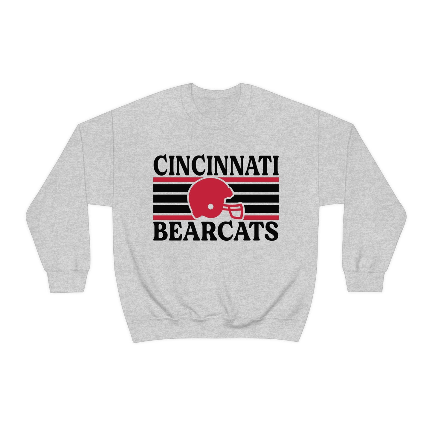 Retro Style Bearcats Football Unisex Heavy Blend Crewneck Sweatshirt