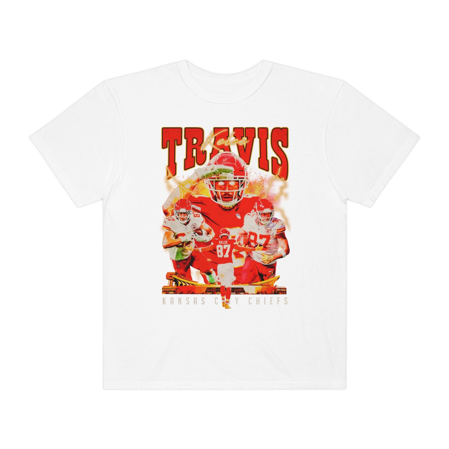 Kelce Kansas Football Unisex Garment-Dyed T-shirt