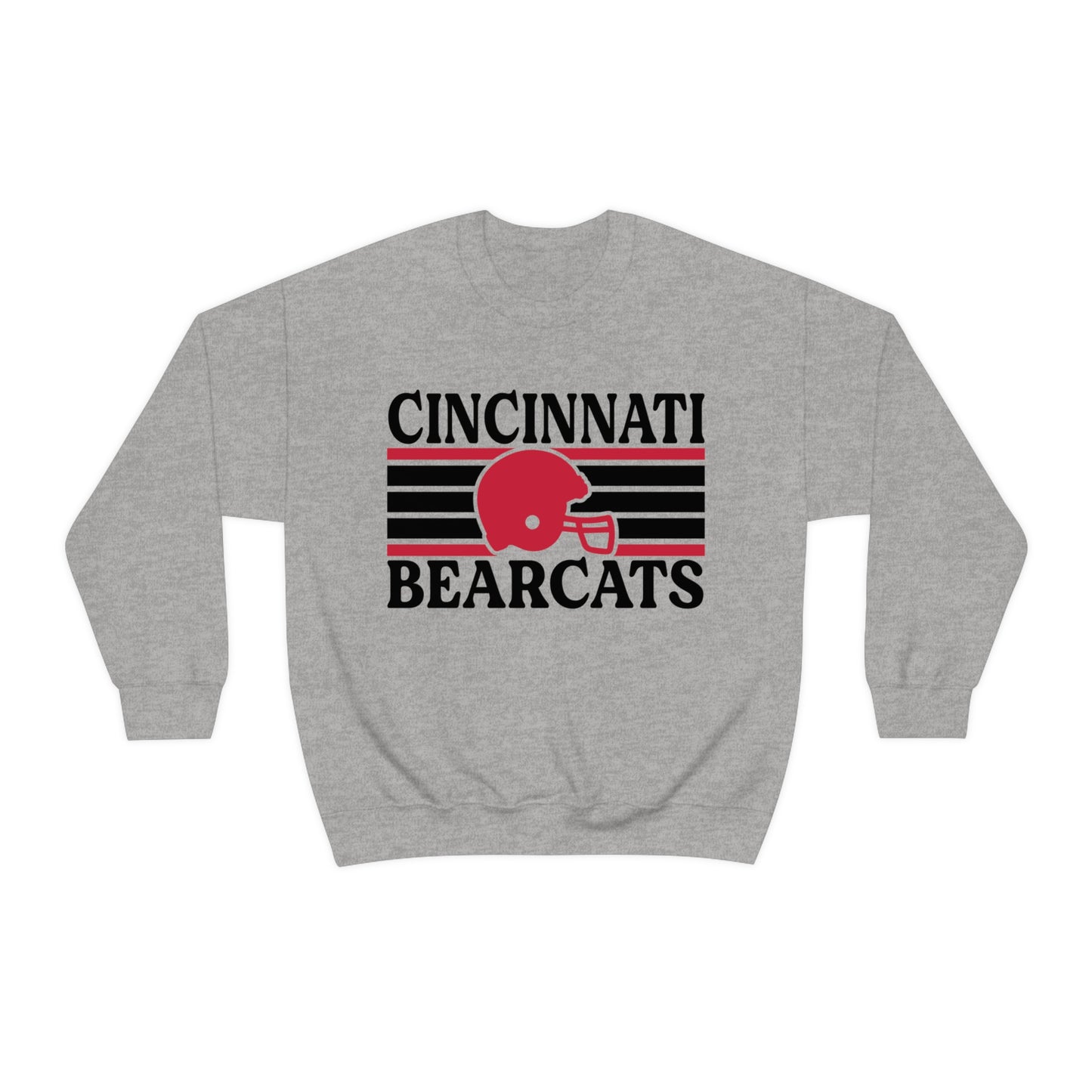 Retro Style Bearcats Football Unisex Heavy Blend Crewneck Sweatshirt