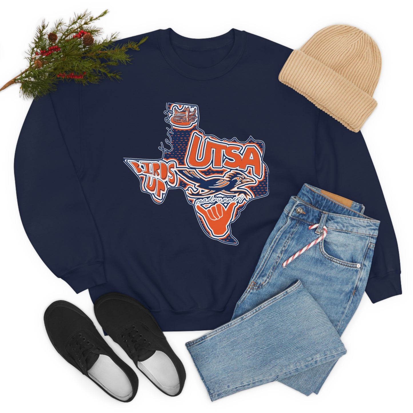 UTSA Football Unisex Heavy Blend Crewneck Sweatshirt