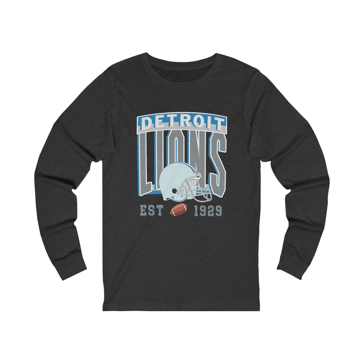 Detroit Football Unisex Jersey Long Sleeve Tee