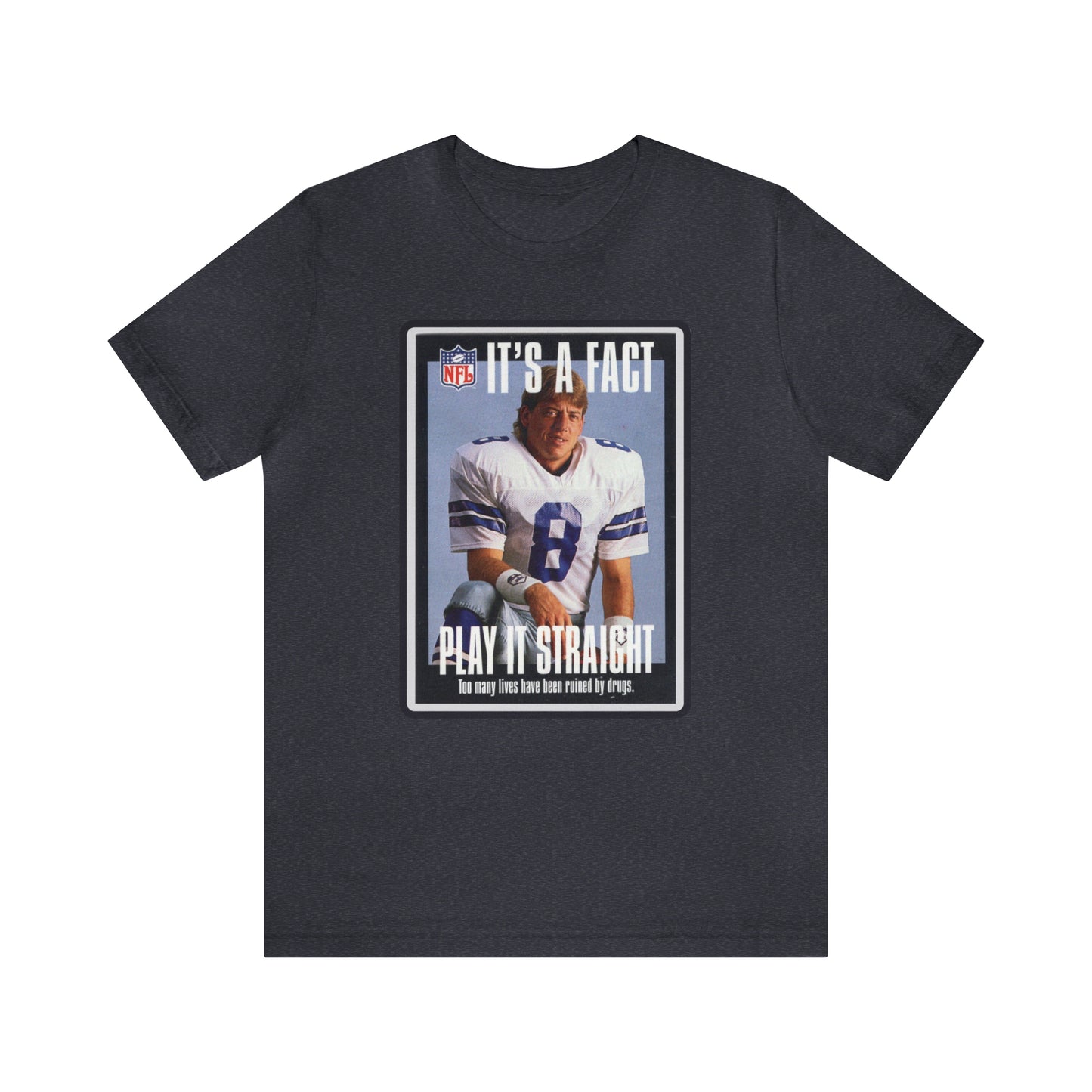 90s Throwback Dallas Cowboys Troy Aikman v2 Sports Illustrated Magazine Unisex Jersey Short Sleeve Tee