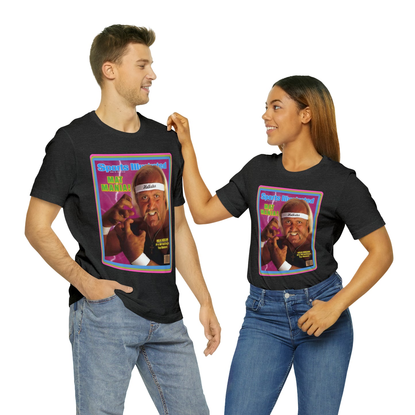 90s Throwback Hulk Hogan Sports Illustrated Magazine Unisex Jersey Short Sleeve Tee