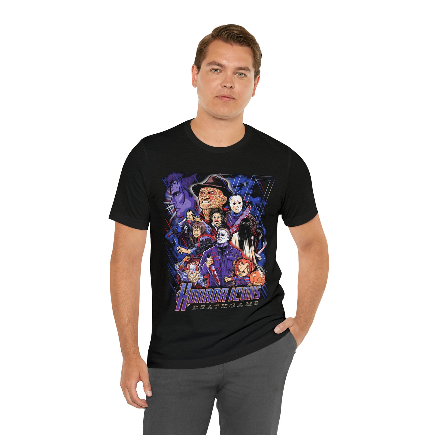 Horror Icons DeathGame | Unisex Jersey Short Sleeve Tee