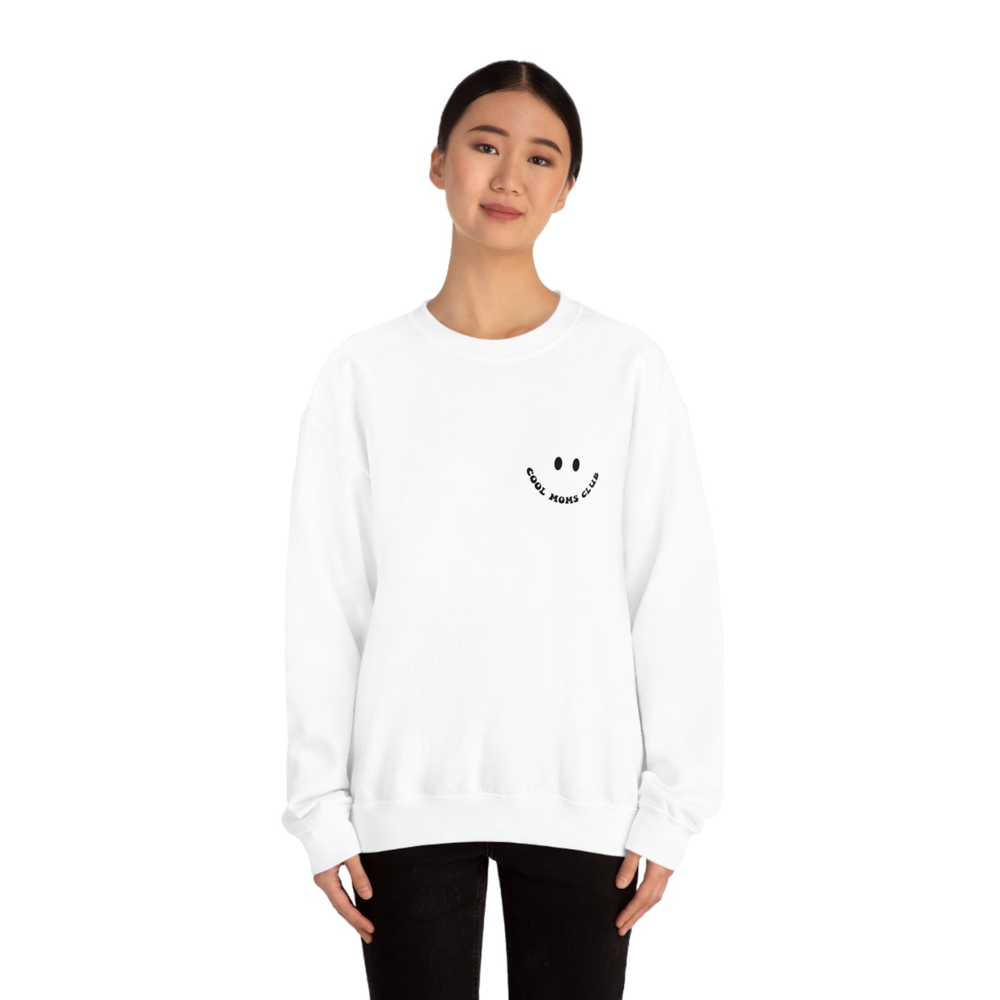 Cool Moms Club Unisex DryBlend® Crewneck Sweatshirt Front/Back Print