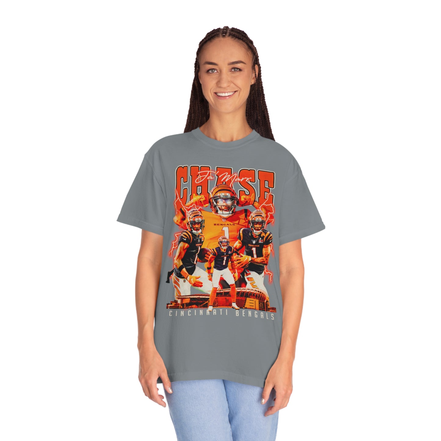 Chase Bengals Football Unisex Garment-Dyed T-shirt