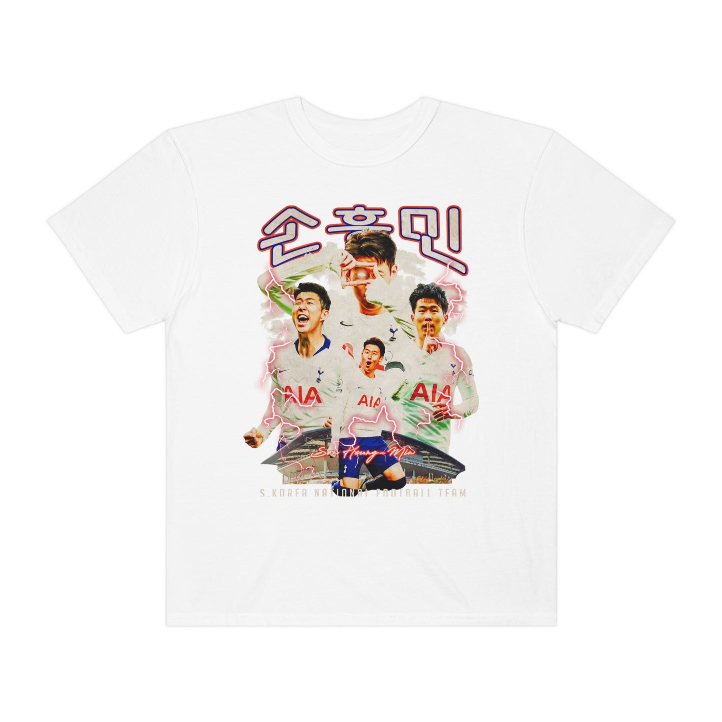 S.Korea Soccer Unisex Garment-Dyed T-shirt