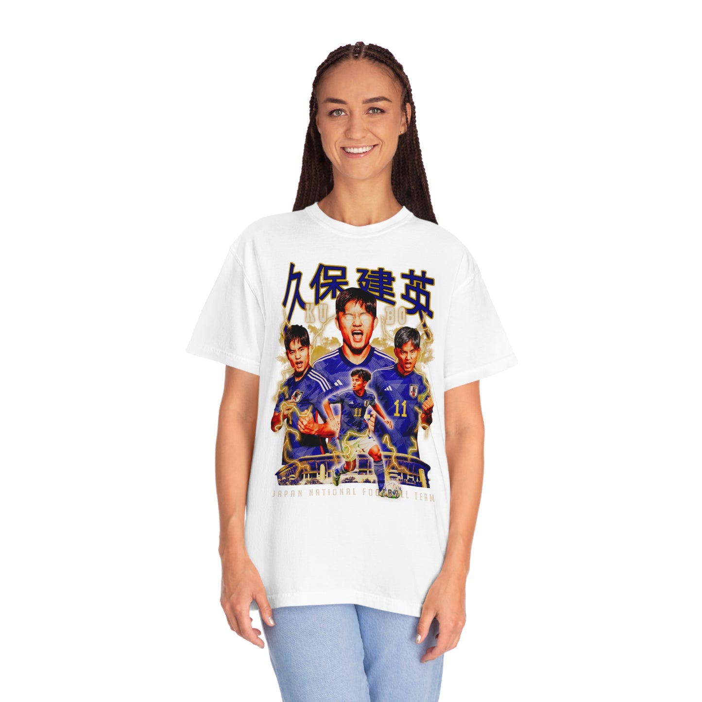 Japan Soccer Unisex Garment-Dyed T-shirt