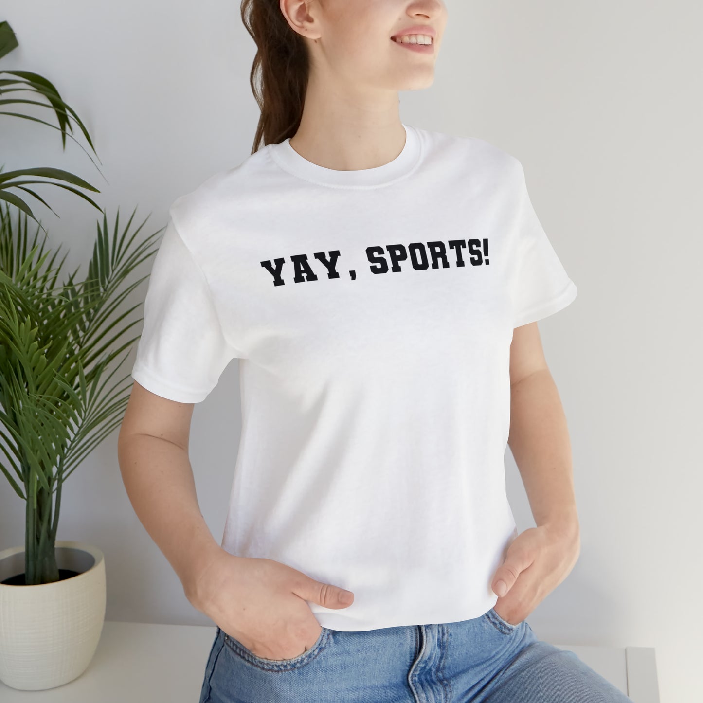 Yay, Sports! Unisex Jersey Short Sleeve Tee