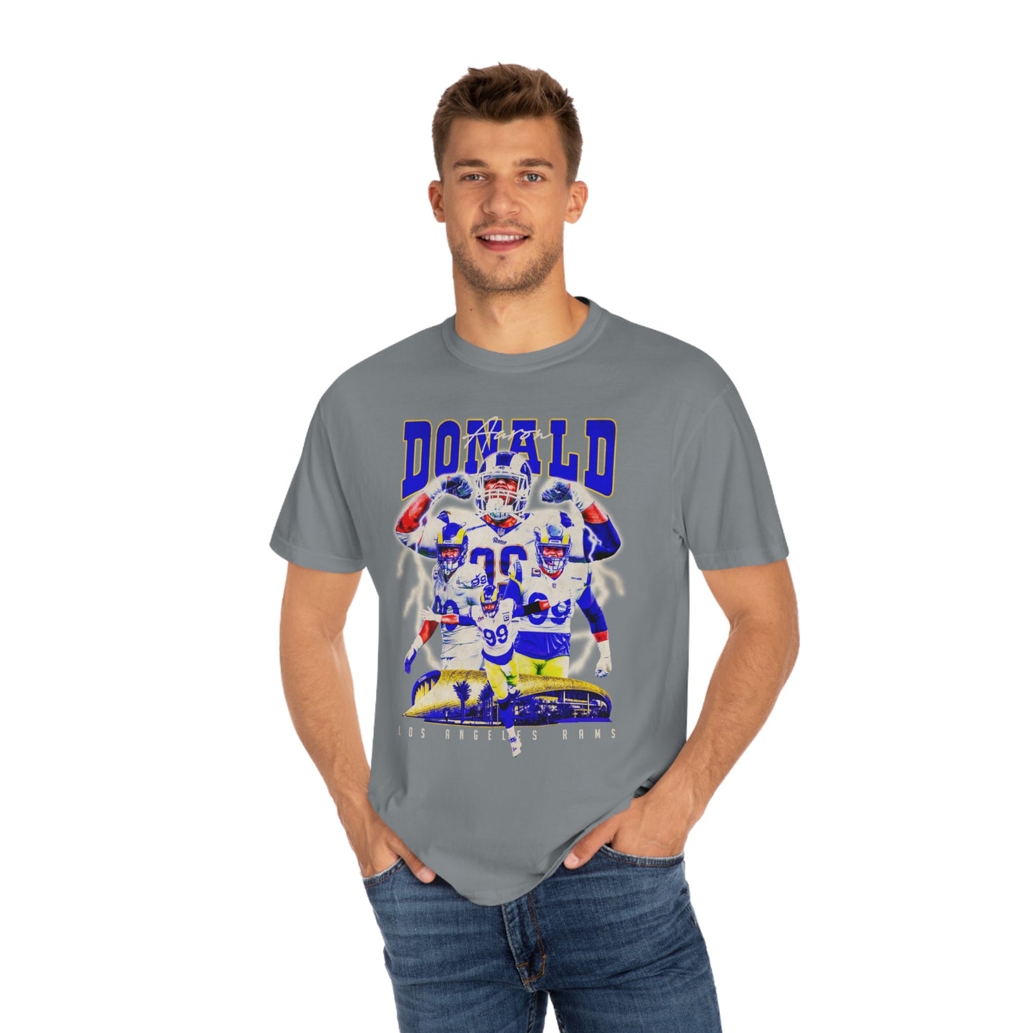 Donald Rams Football Unisex Garment-Dyed T-shirt