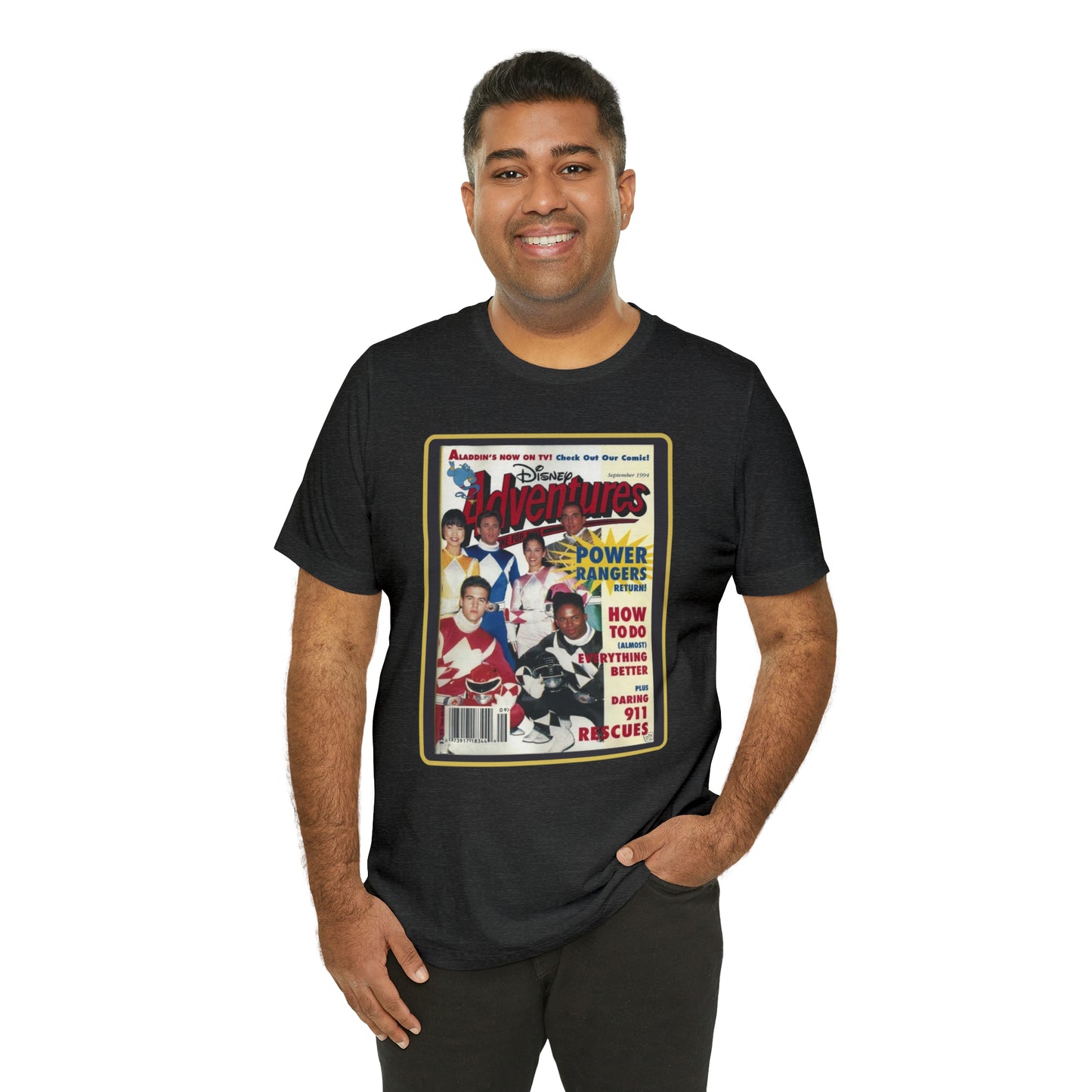 90s Throwback Power Rangers Unisex Jersey Short Sleeve Tee