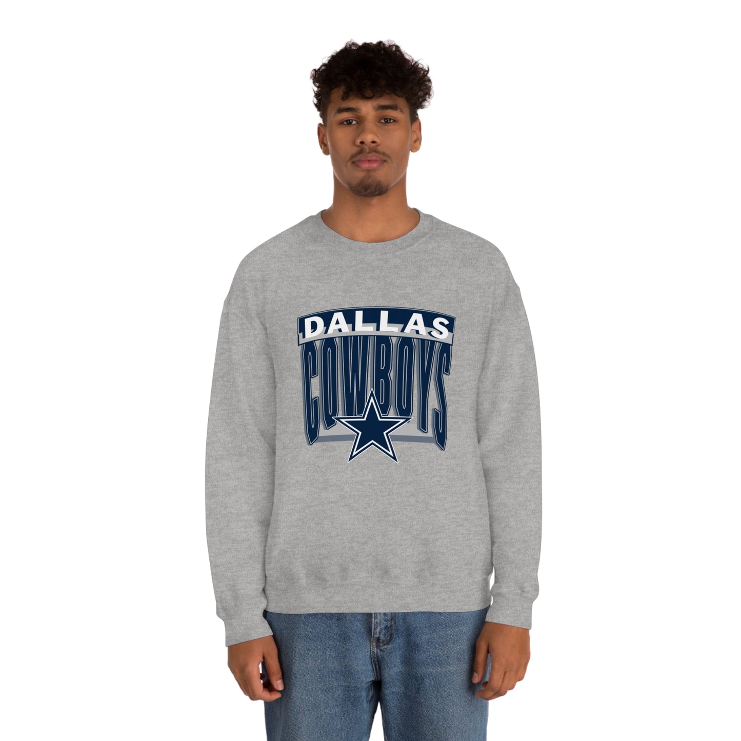 Dallas Cowboys Football Unisex Heavy Blend Crewneck Sweatshirt