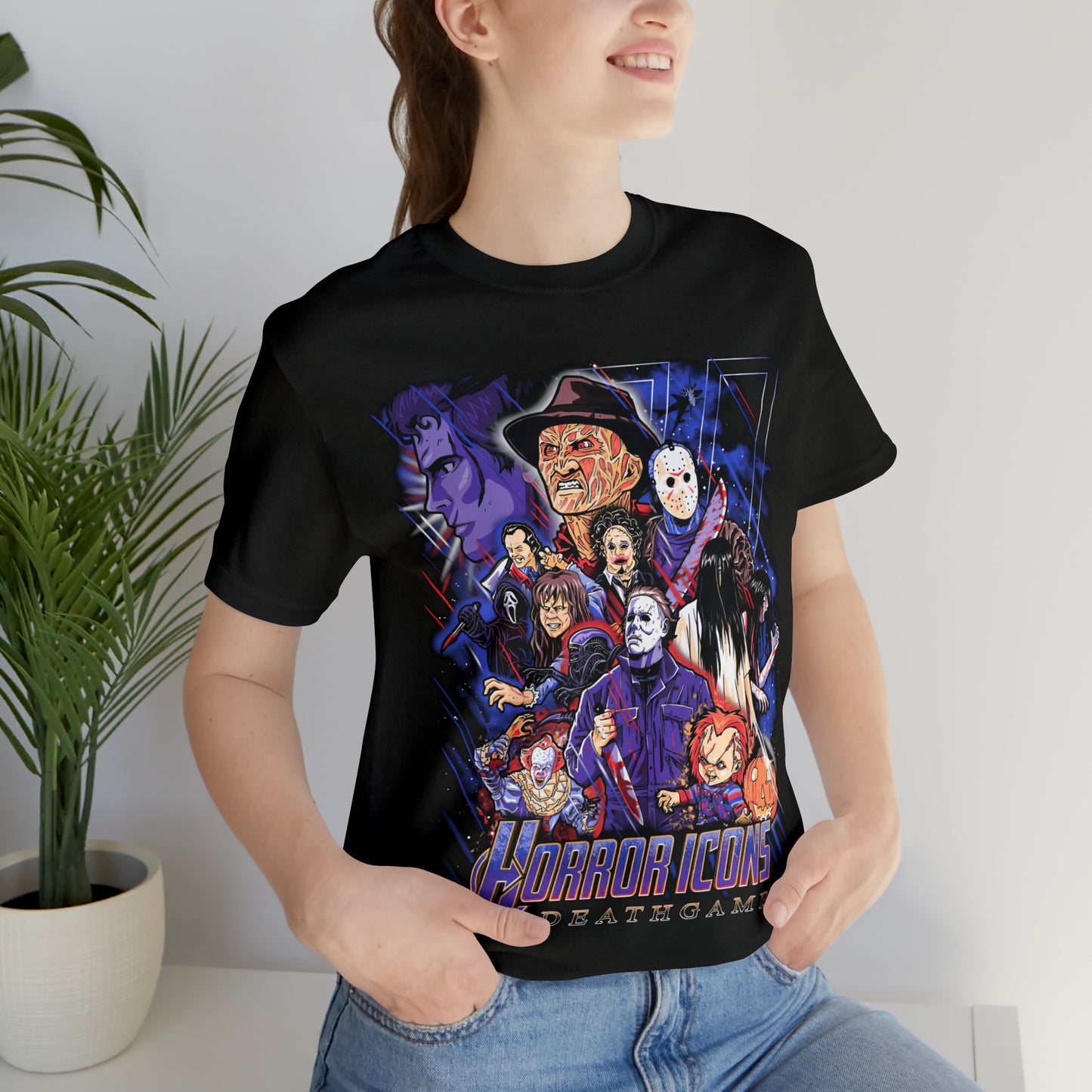 Horror Icons DeathGame | Unisex Jersey Short Sleeve Tee