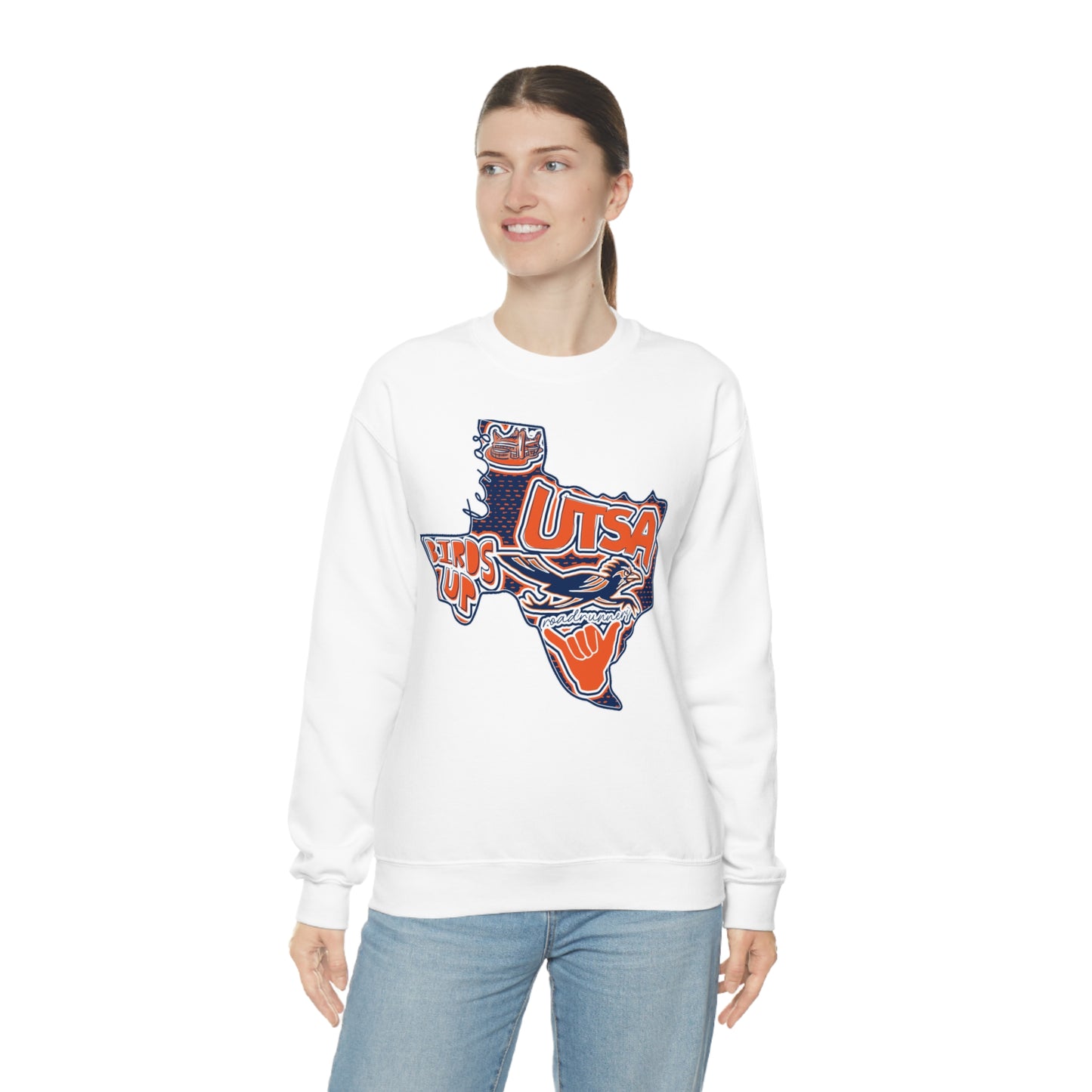 UTSA Football Unisex Heavy Blend Crewneck Sweatshirt