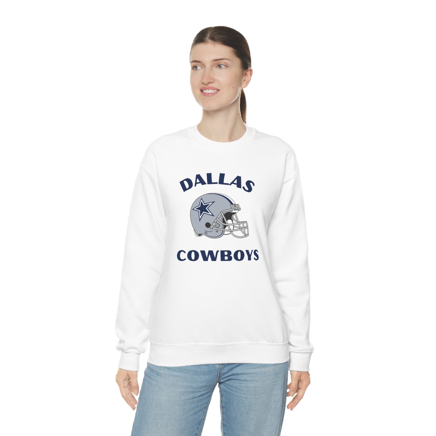 Dallas Cowboys Football Unisex Heavy Blend Crewneck Sweatshirt