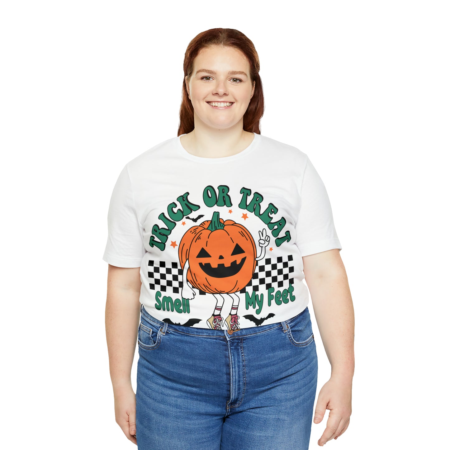 Trick or Treat Smell My Feet | Unisex Jersey Short Sleeve Tee