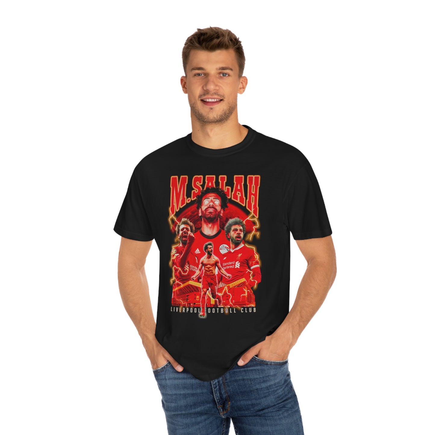 M.Salah Soccer Unisex Garment-Dyed T-shirt