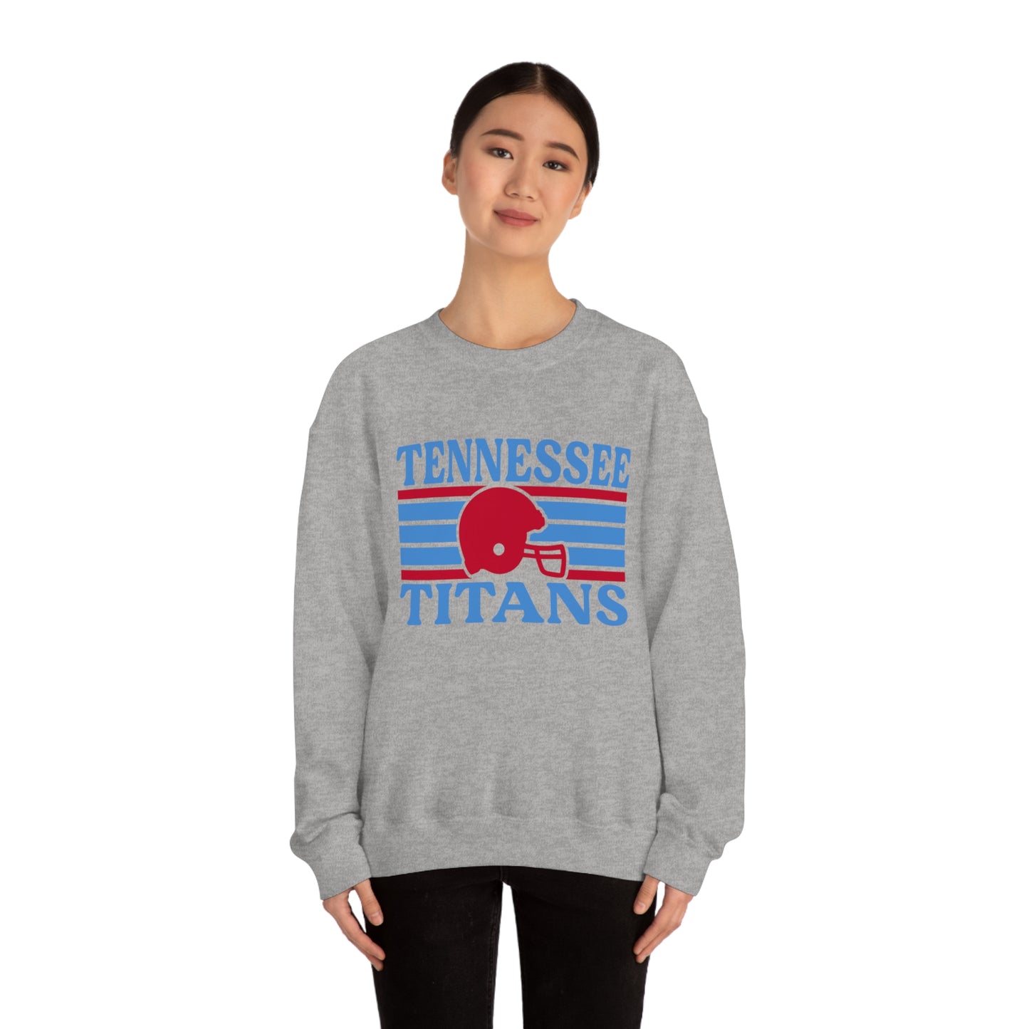 Retro Style Tennessee Football Unisex Heavy Blend Crewneck Sweatshirt
