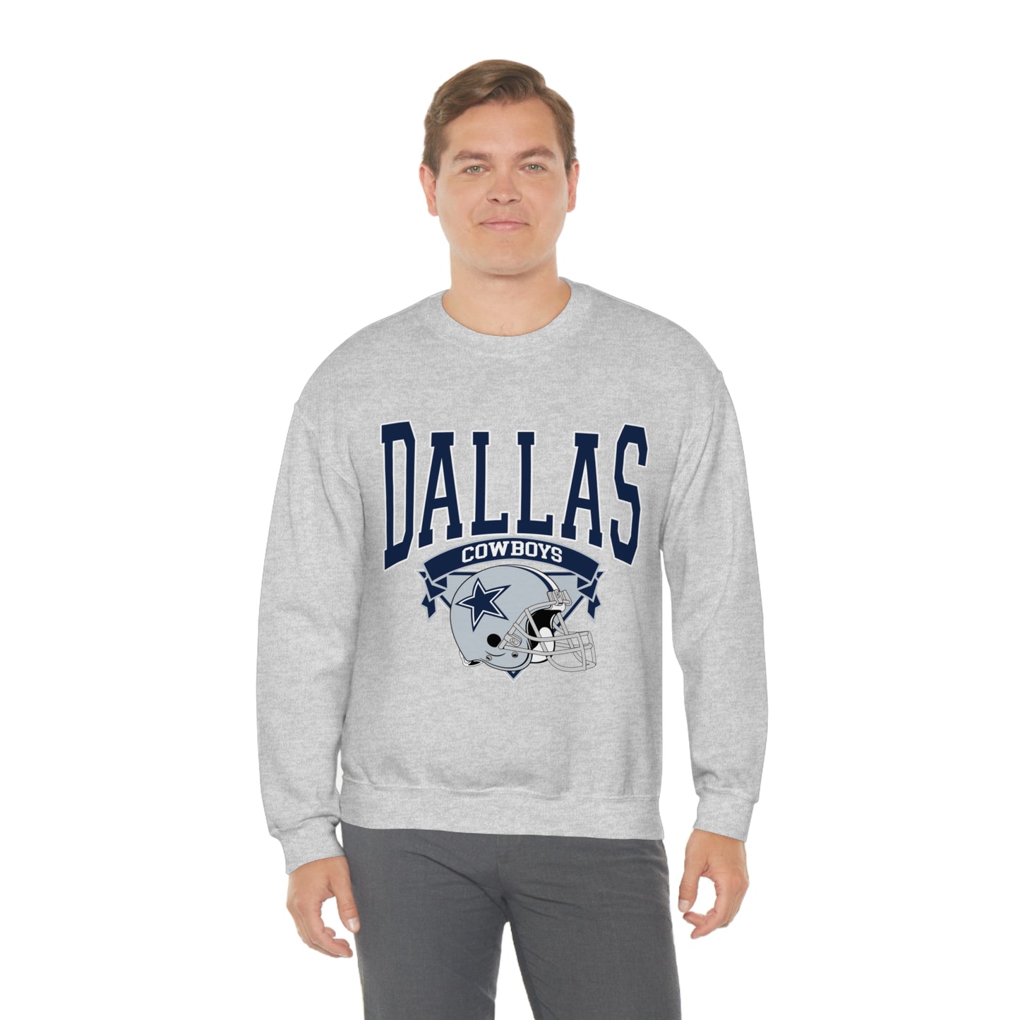 Dallas Cowboys Football Unisex Heavy Blend Crewneck Sweatshirt