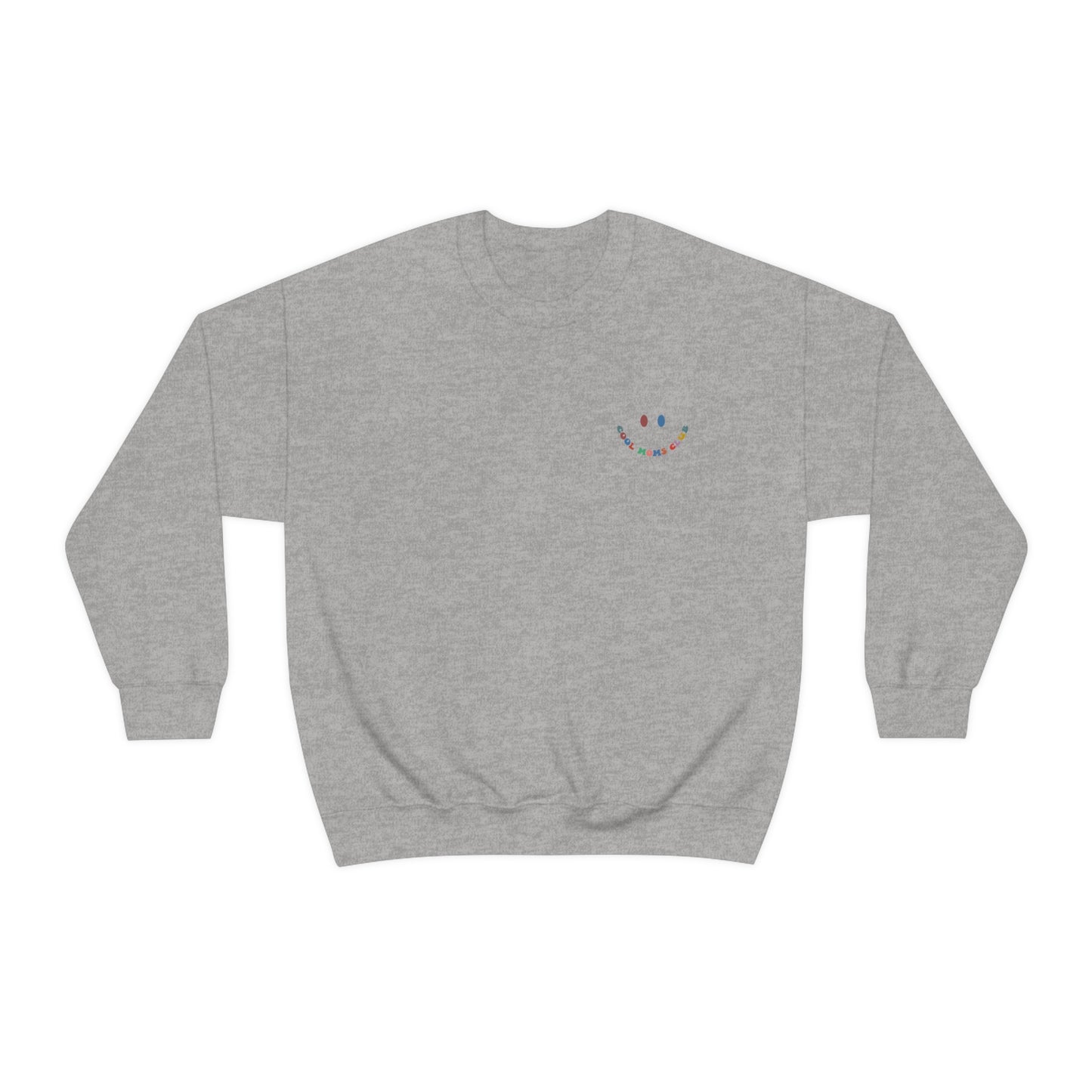 Cool Moms Club Unisex DryBlend® Crewneck Sweatshirt Front/Back Print