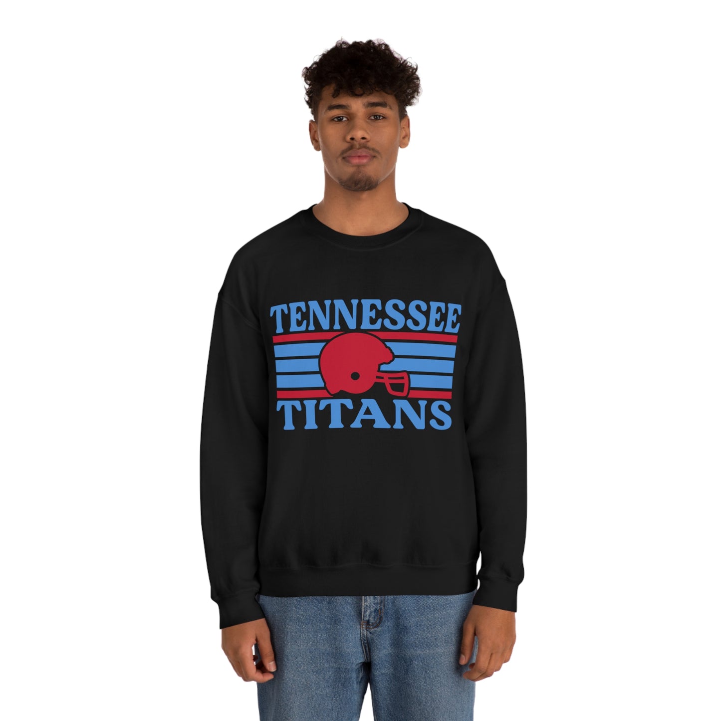 Retro Style Tennessee Football Unisex Heavy Blend Crewneck Sweatshirt