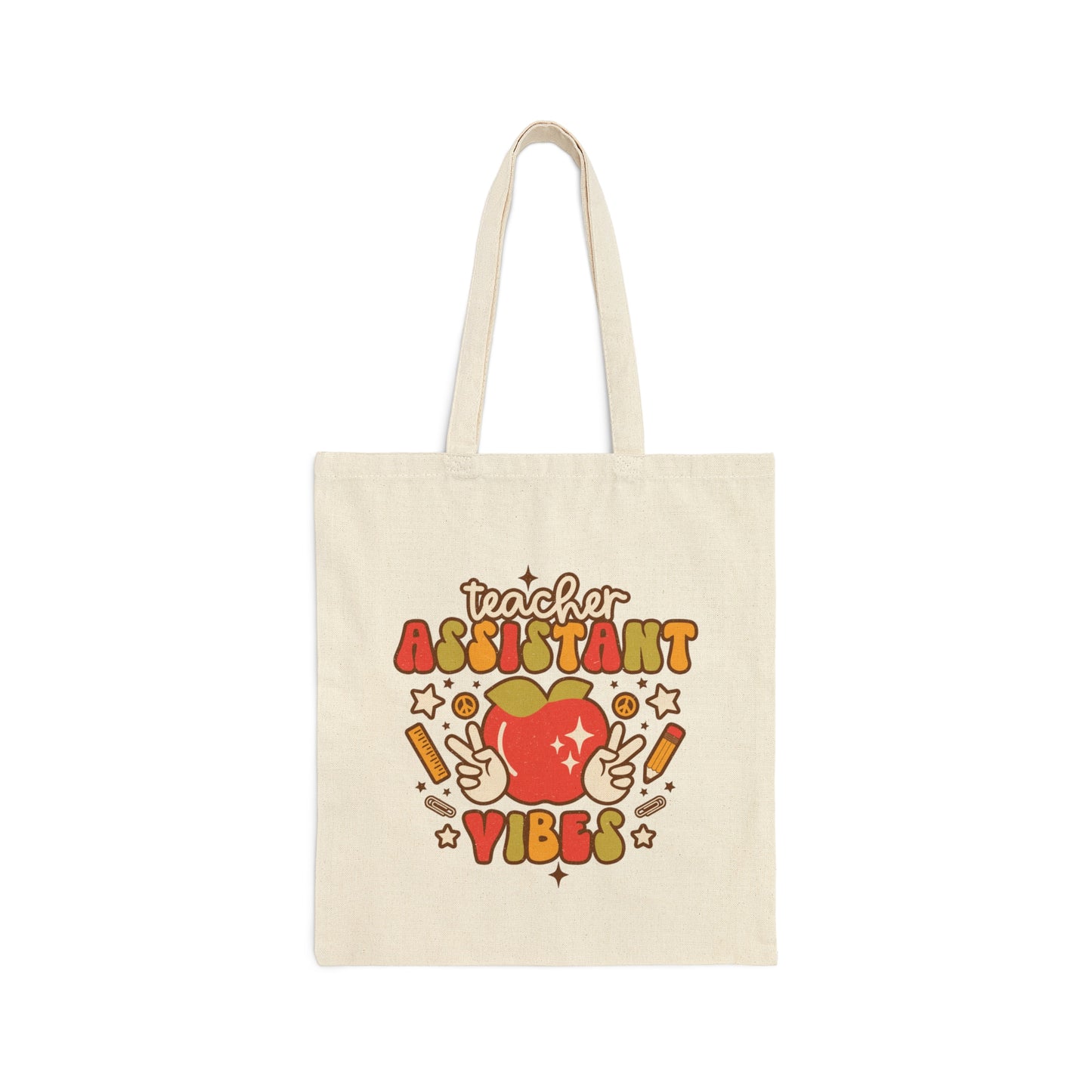 Teacher Assistant Canvas Tote Bag