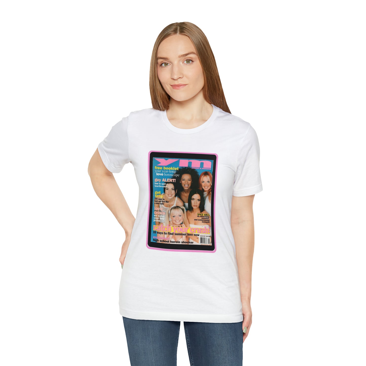 90s Throwback Spice Girls Unisex Jersey Short Sleeve Tee