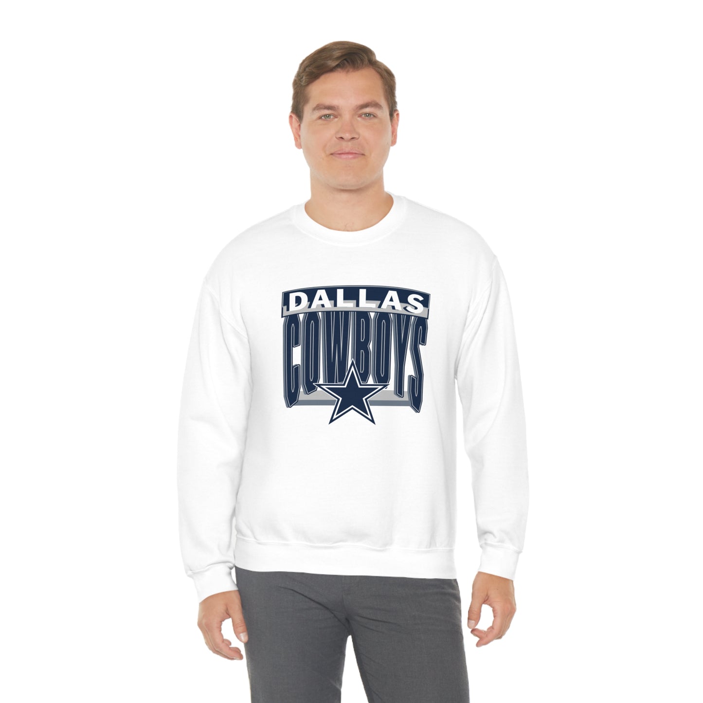 Dallas Cowboys Football Unisex Heavy Blend Crewneck Sweatshirt