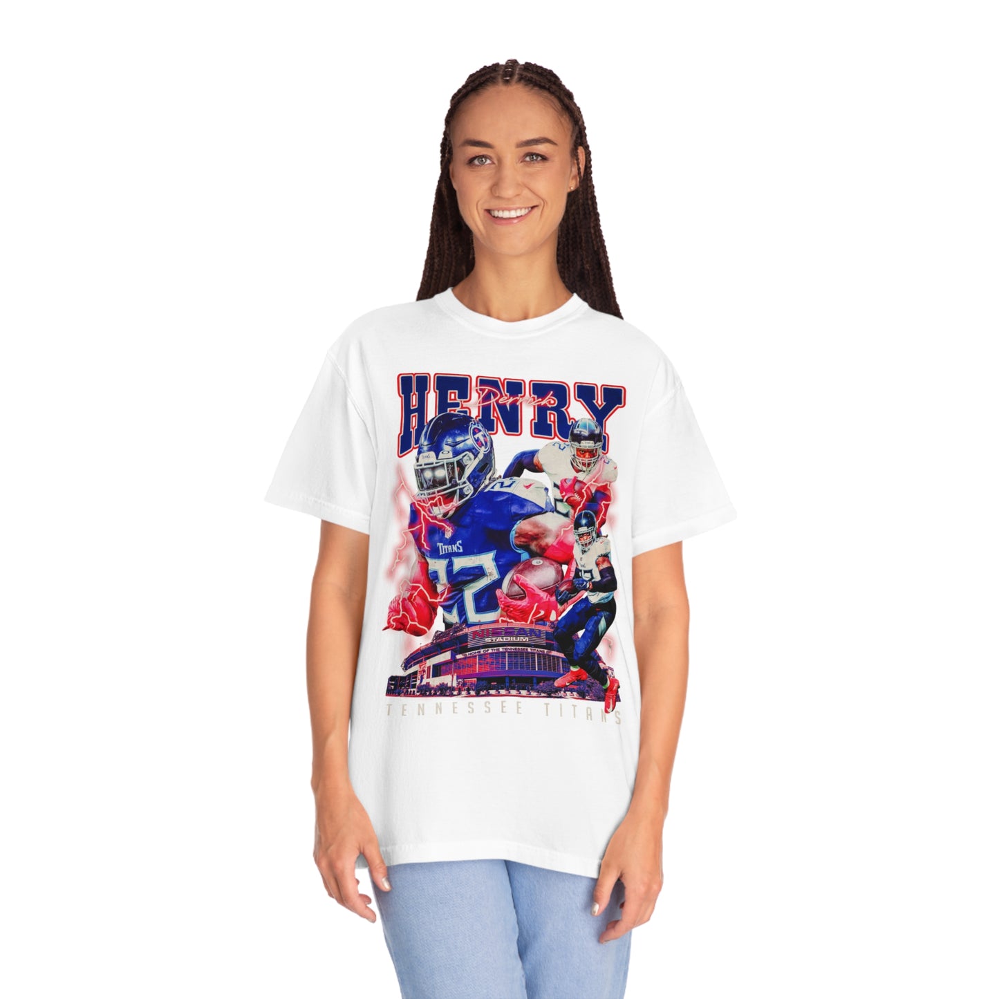 Henry Titan Football Unisex Garment-Dyed T-shirt