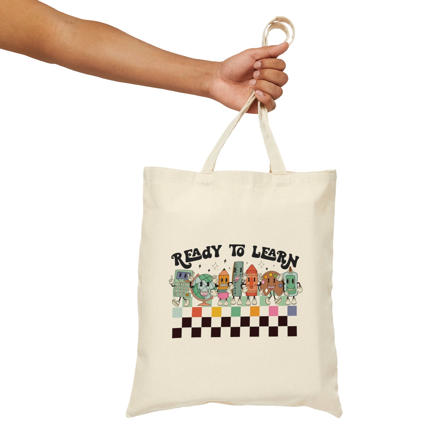 Ready to Learn Teacher Canvas Tote Bag