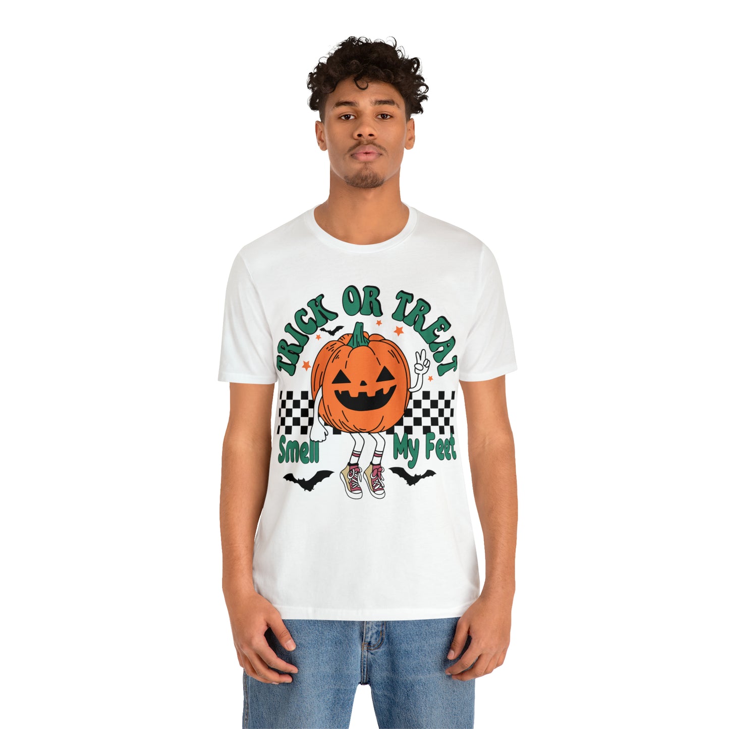 Trick or Treat Smell My Feet | Unisex Jersey Short Sleeve Tee