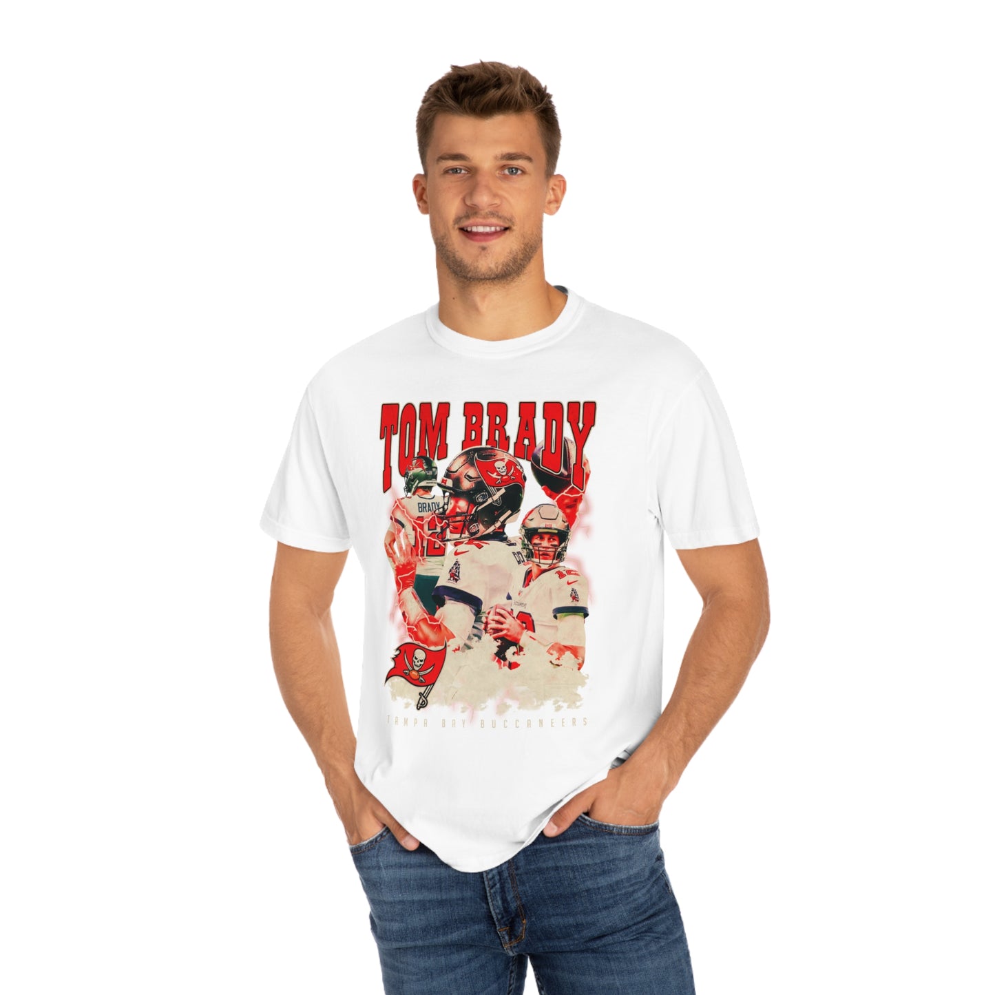 Brady Buccaneers Football Unisex Garment-Dyed T-shirt