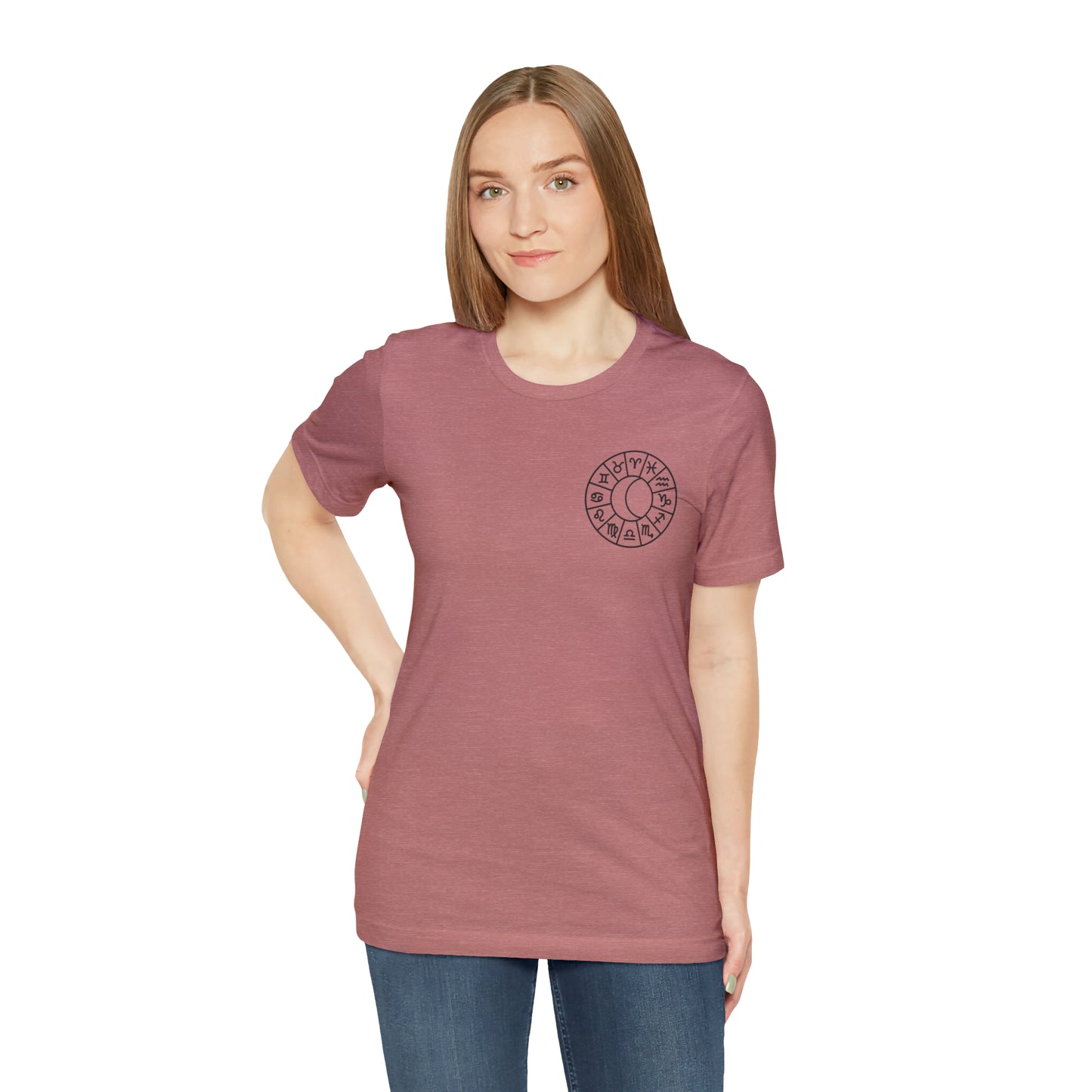 Zodiac Pisces - Astrology Unisex Jersey Short Sleeve Tee Front/Back Print