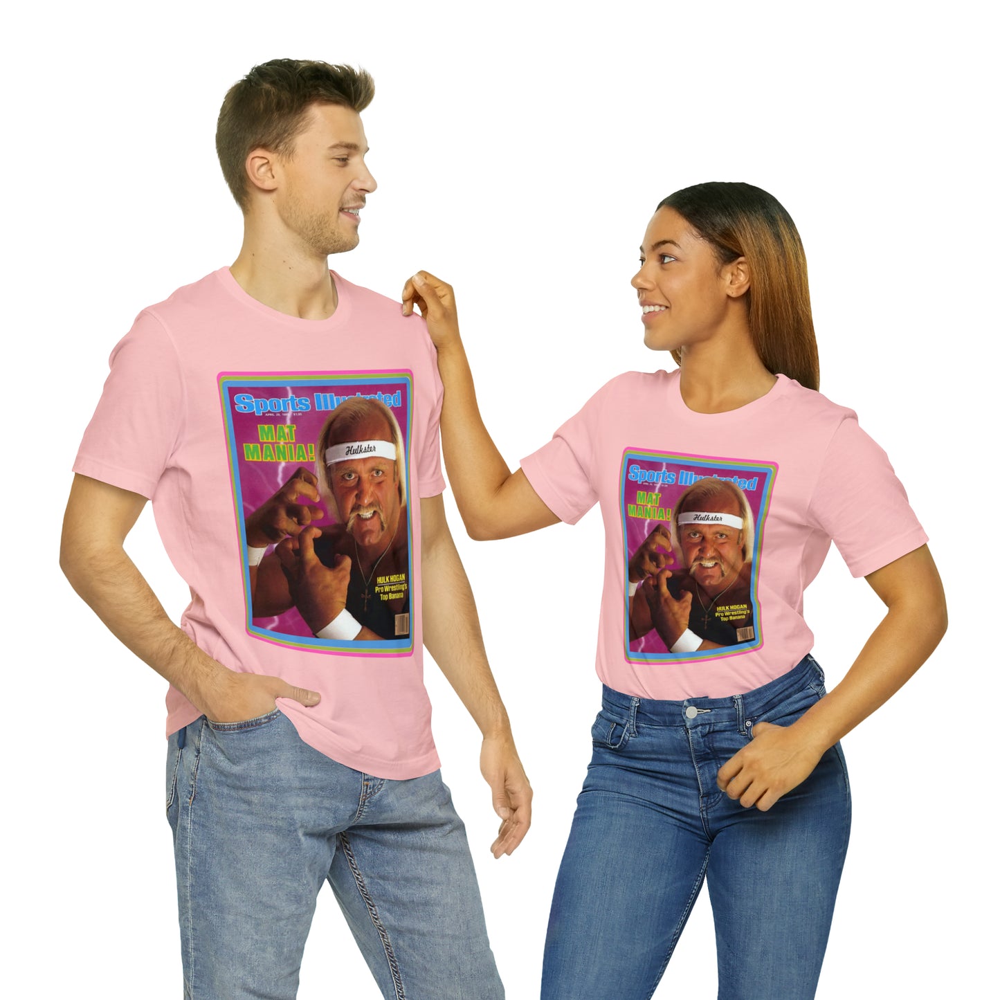 90s Throwback Hulk Hogan Sports Illustrated Magazine Unisex Jersey Short Sleeve Tee