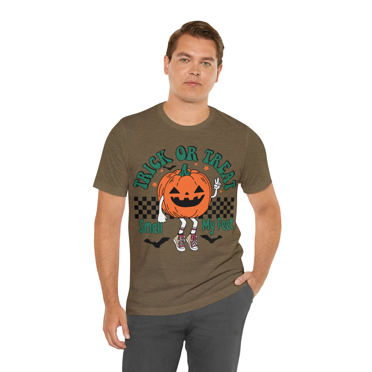 Trick or Treat Smell My Feet | Unisex Jersey Short Sleeve Tee