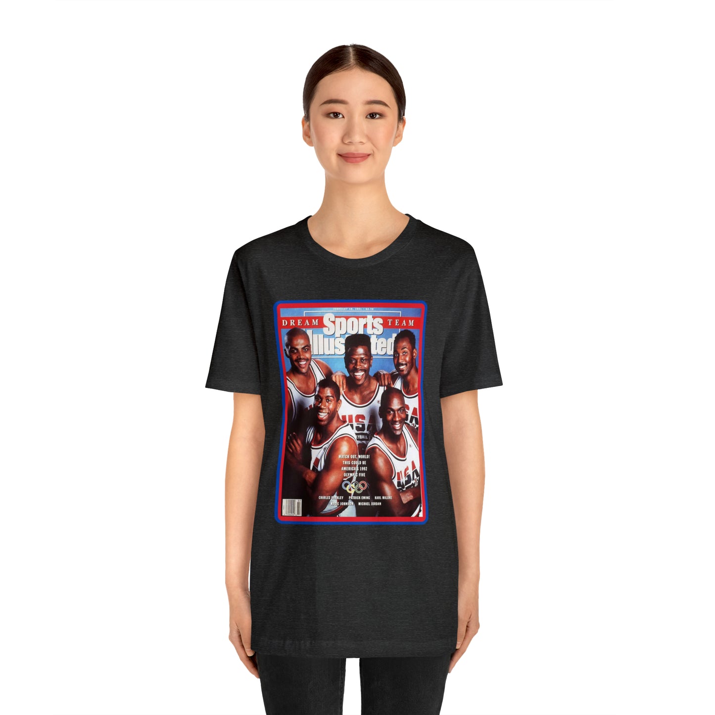 90s Throwback Dream Team Sports Illustrated Magazine Unisex Jersey Short Sleeve Tee