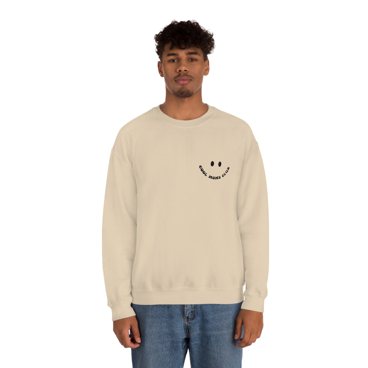 Cool Moms Club Unisex DryBlend® Crewneck Sweatshirt Front/Back Print
