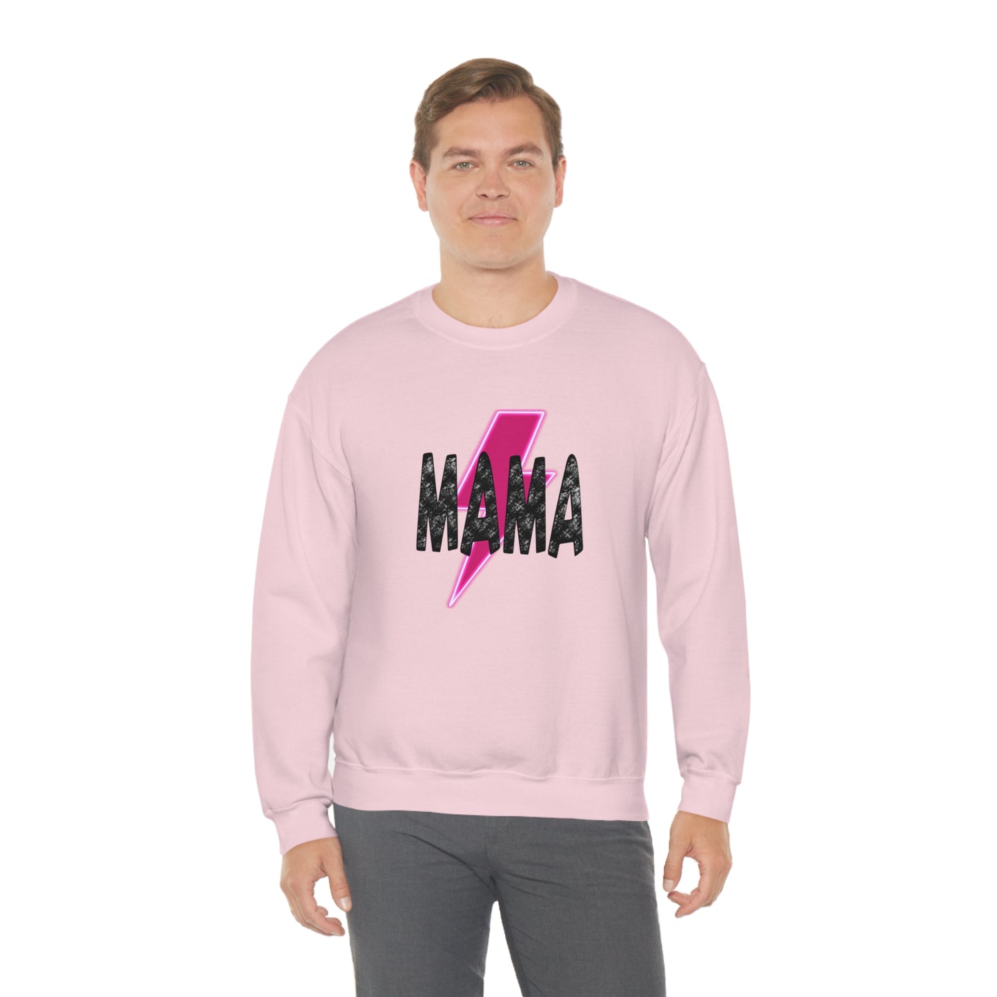 Mama Mommy & Me Matching Set Unisex DryBlend® Crewneck Sweatshirt