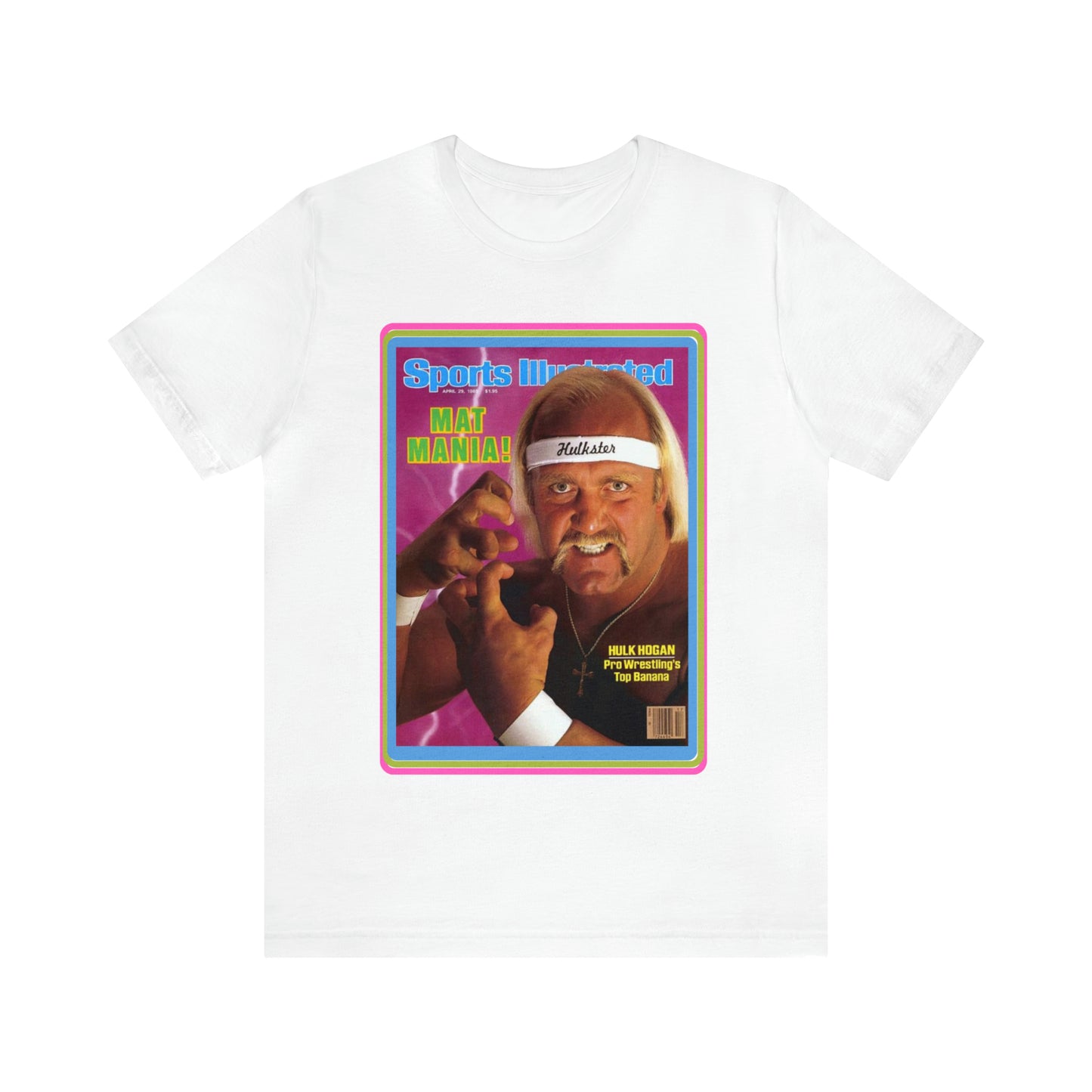 90s Throwback Hulk Hogan Sports Illustrated Magazine Unisex Jersey Short Sleeve Tee