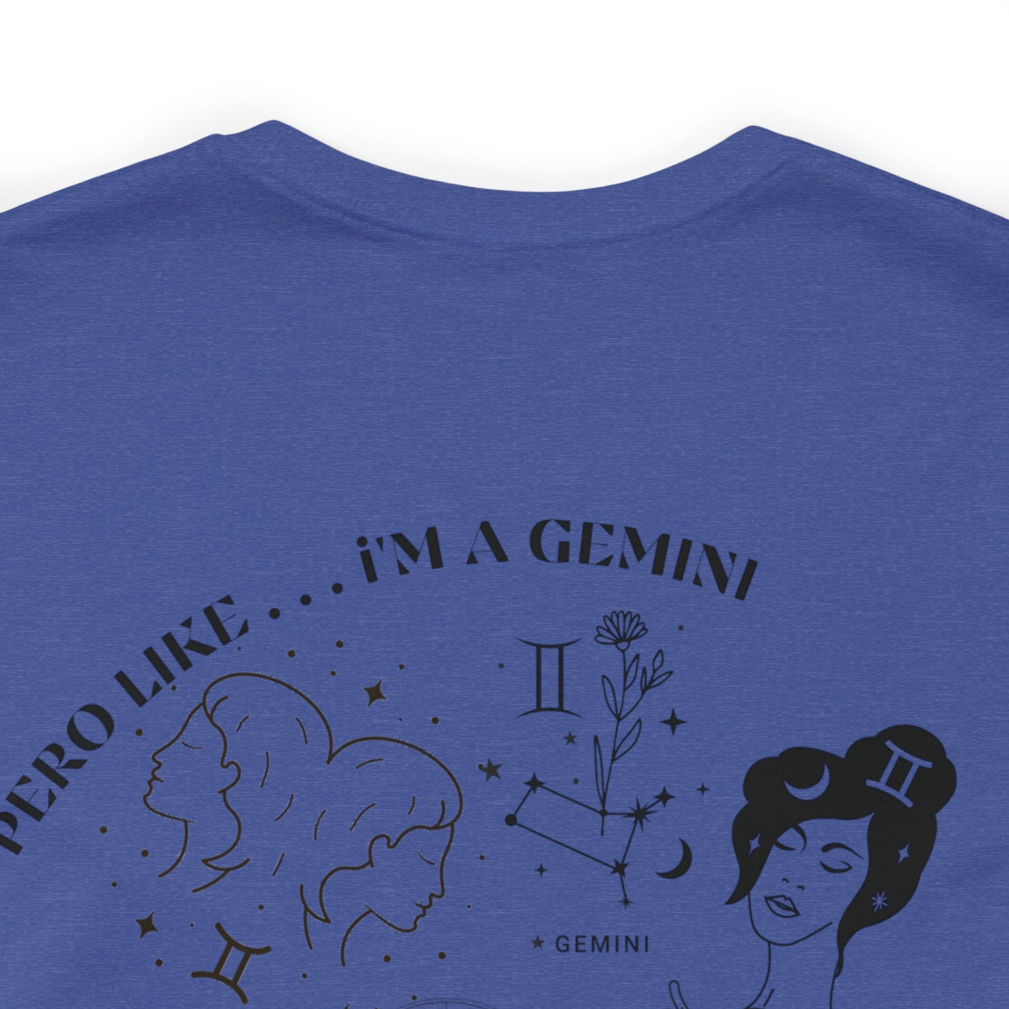 Zodiac Gemini - Astrology Unisex Jersey Short Sleeve Tee Front/Back Print
