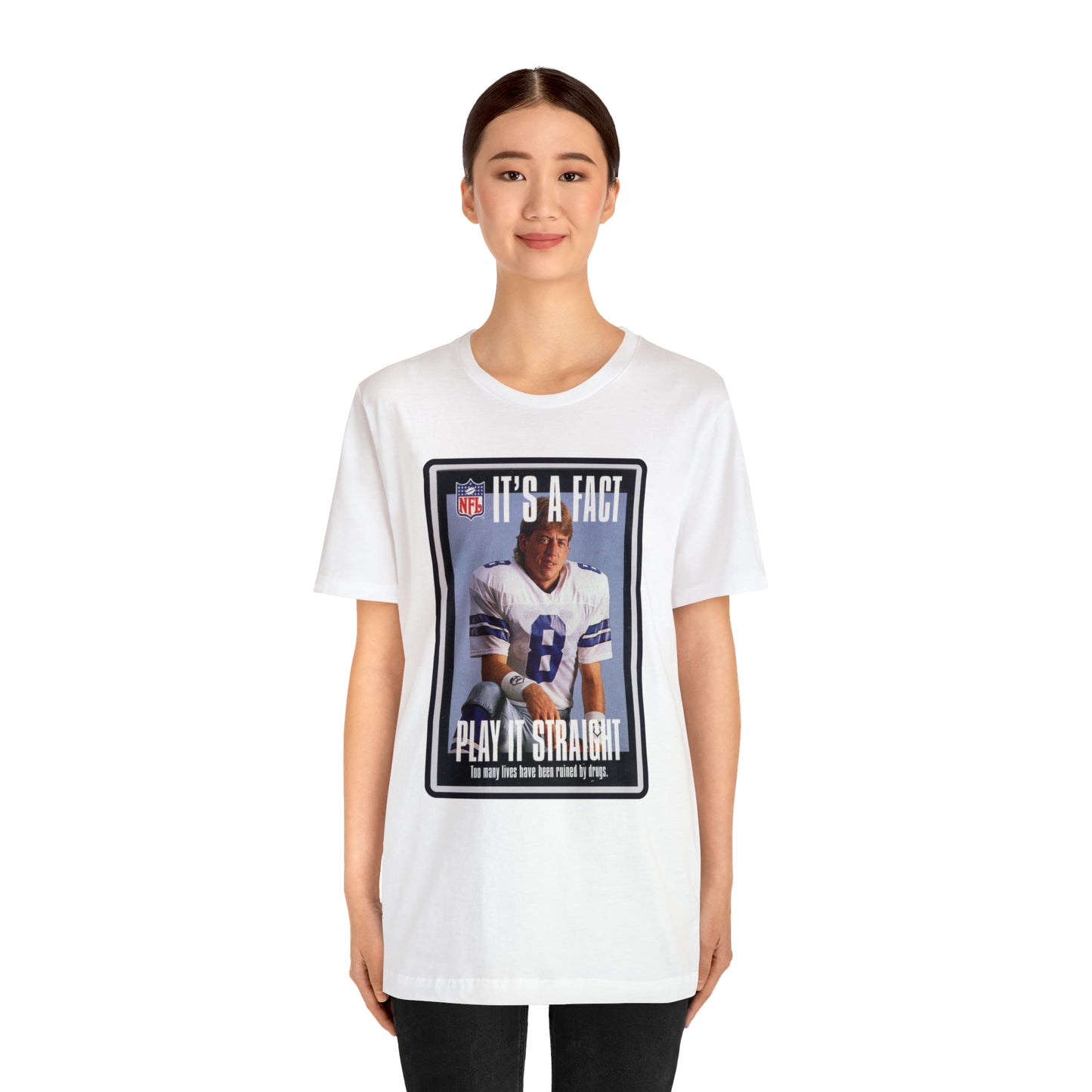 90s Throwback Dallas Cowboys Troy Aikman v2 Sports Illustrated Magazine Unisex Jersey Short Sleeve Tee