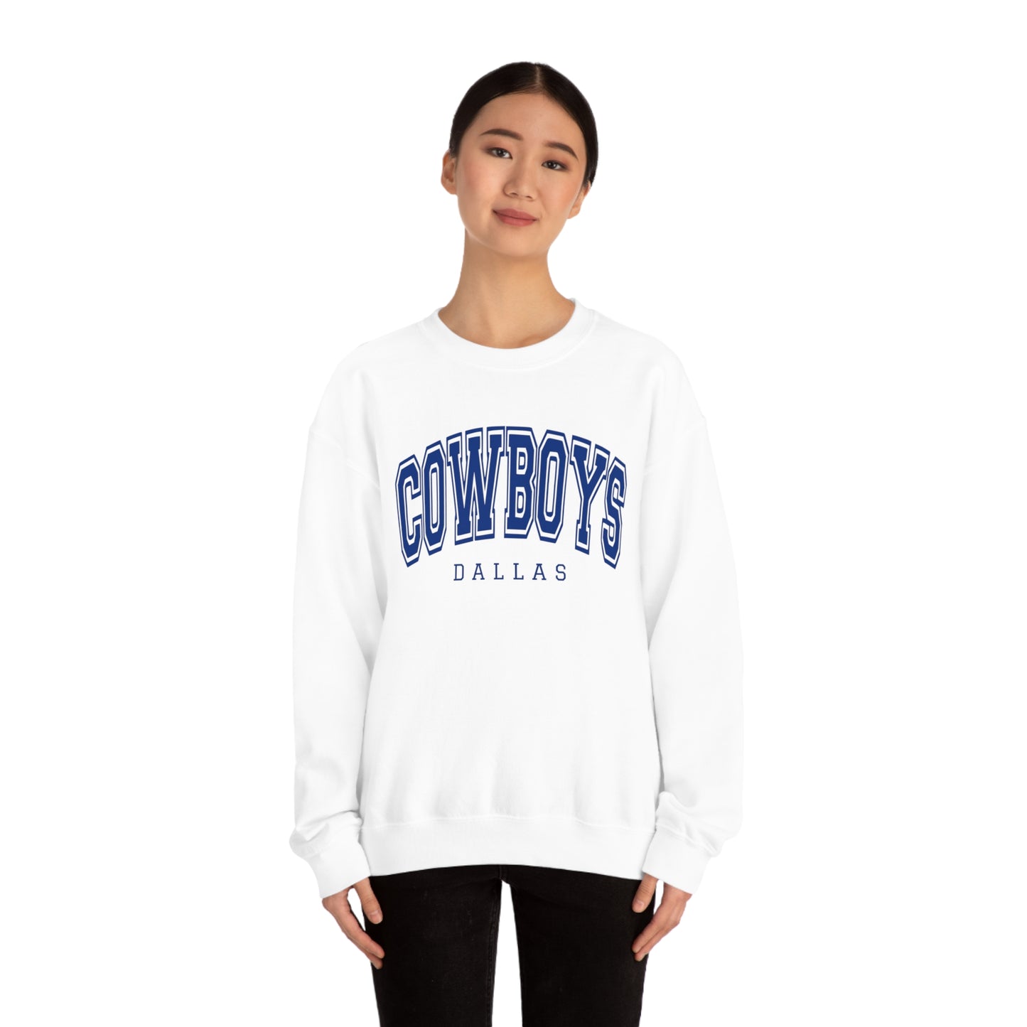 Dallas Cowboys Football Unisex Heavy Blend Crewneck Sweatshirt