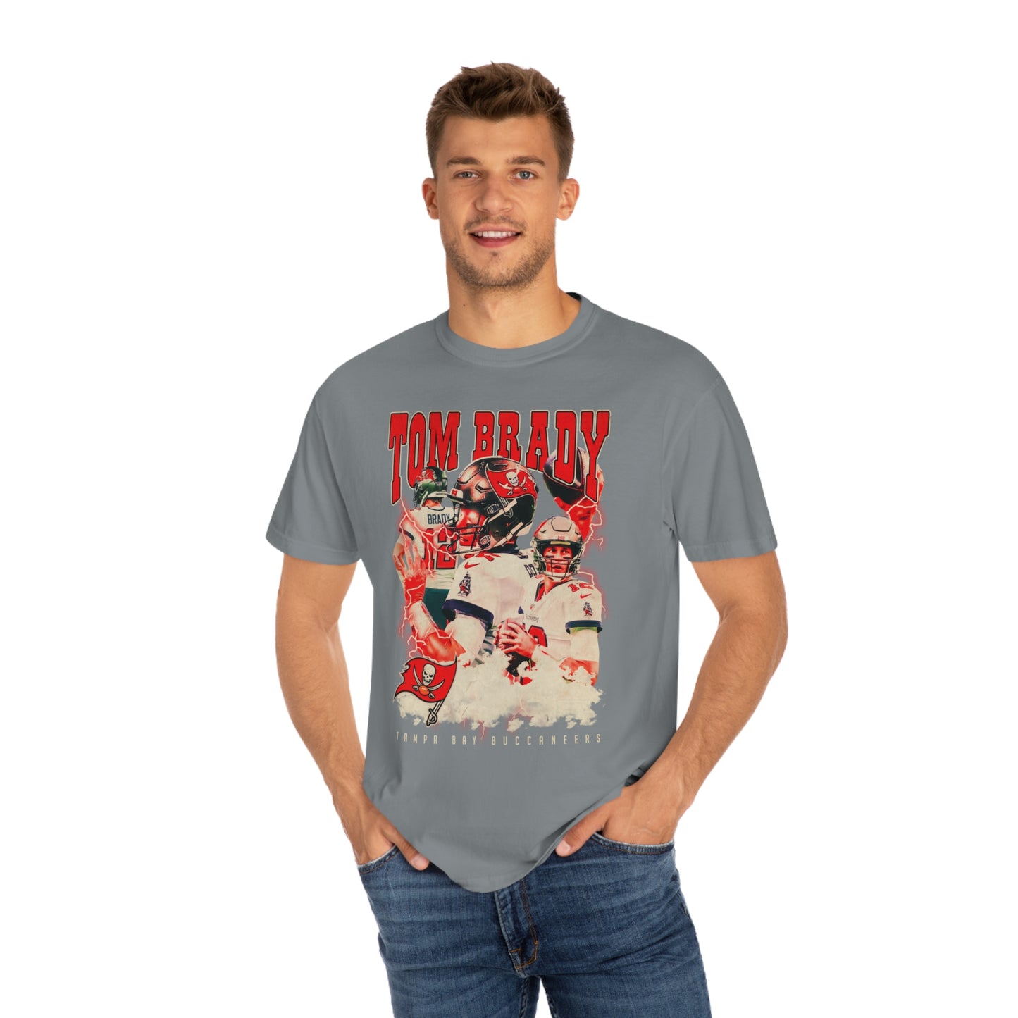 Brady Buccaneers Football Unisex Garment-Dyed T-shirt