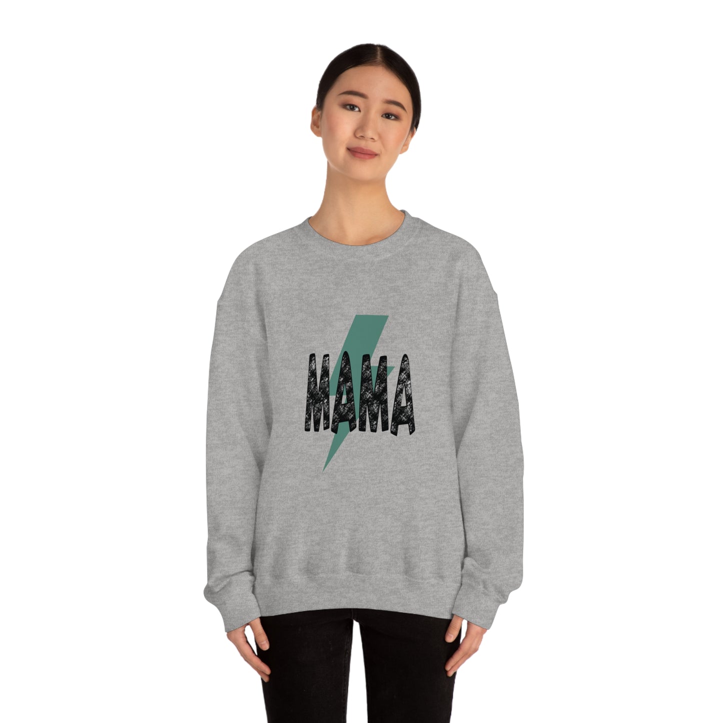 Mama Mommy & Me Matching Set Unisex DryBlend® Crewneck Sweatshirt