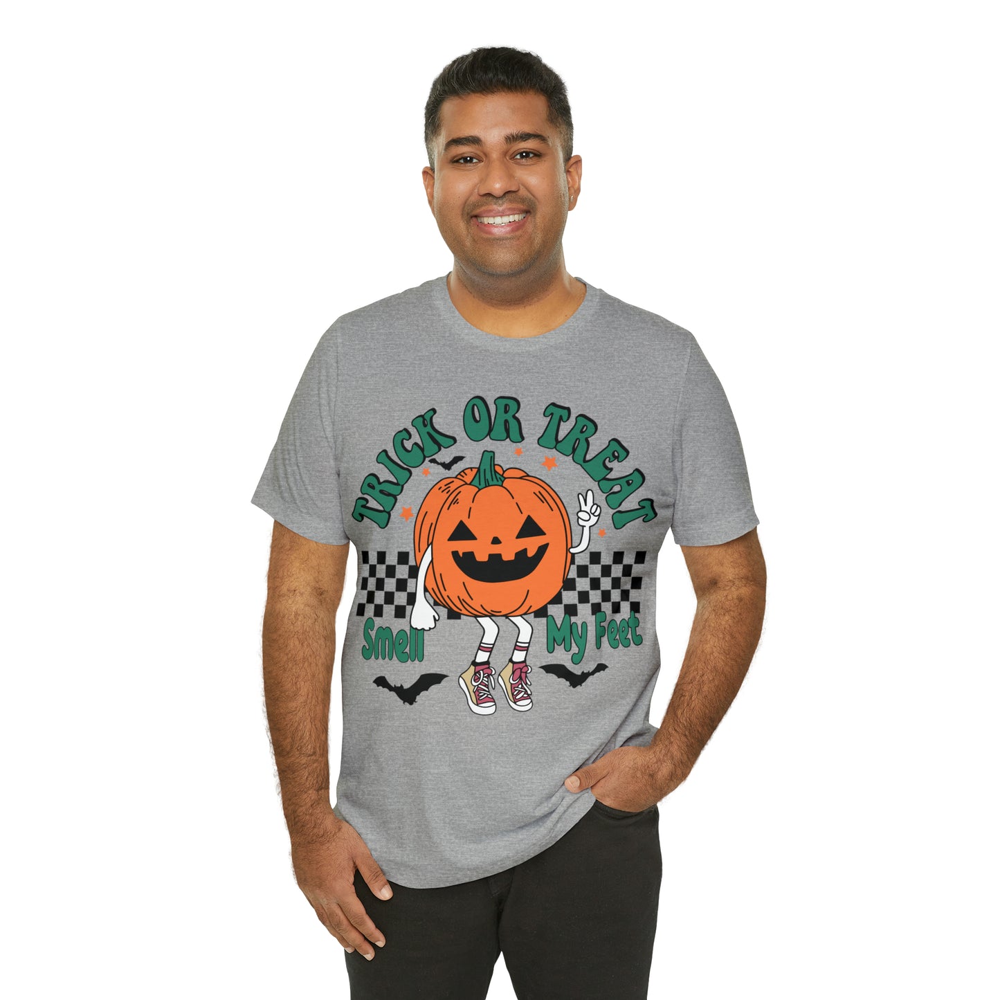 Trick or Treat Smell My Feet | Unisex Jersey Short Sleeve Tee