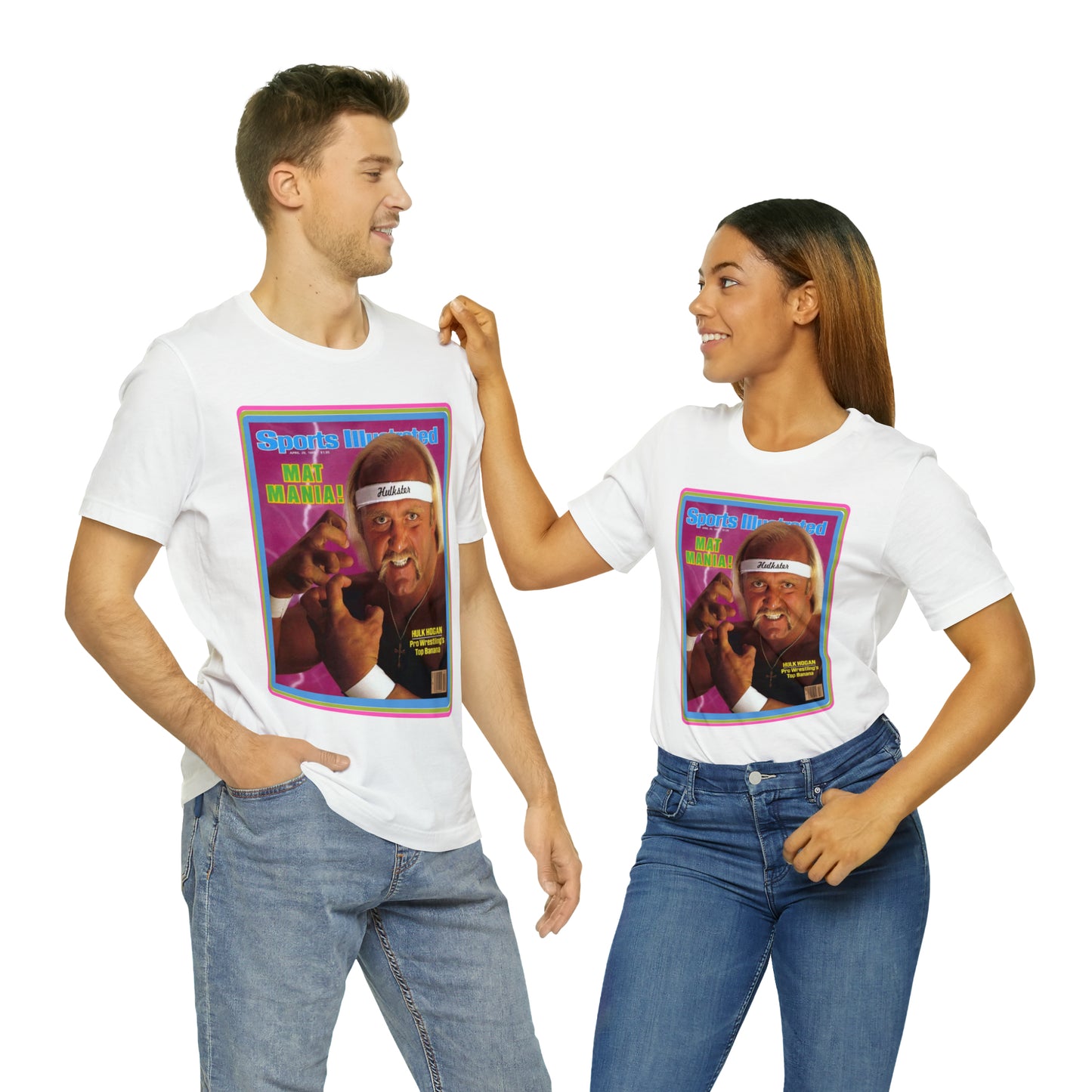 90s Throwback Hulk Hogan Sports Illustrated Magazine Unisex Jersey Short Sleeve Tee